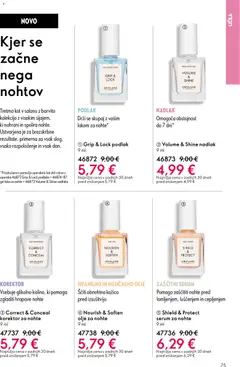 Oriflame katalog akcije – veljaven od 13.05.2026 | Stran: 75 | Izdelki: Licila, Korektor, Olje