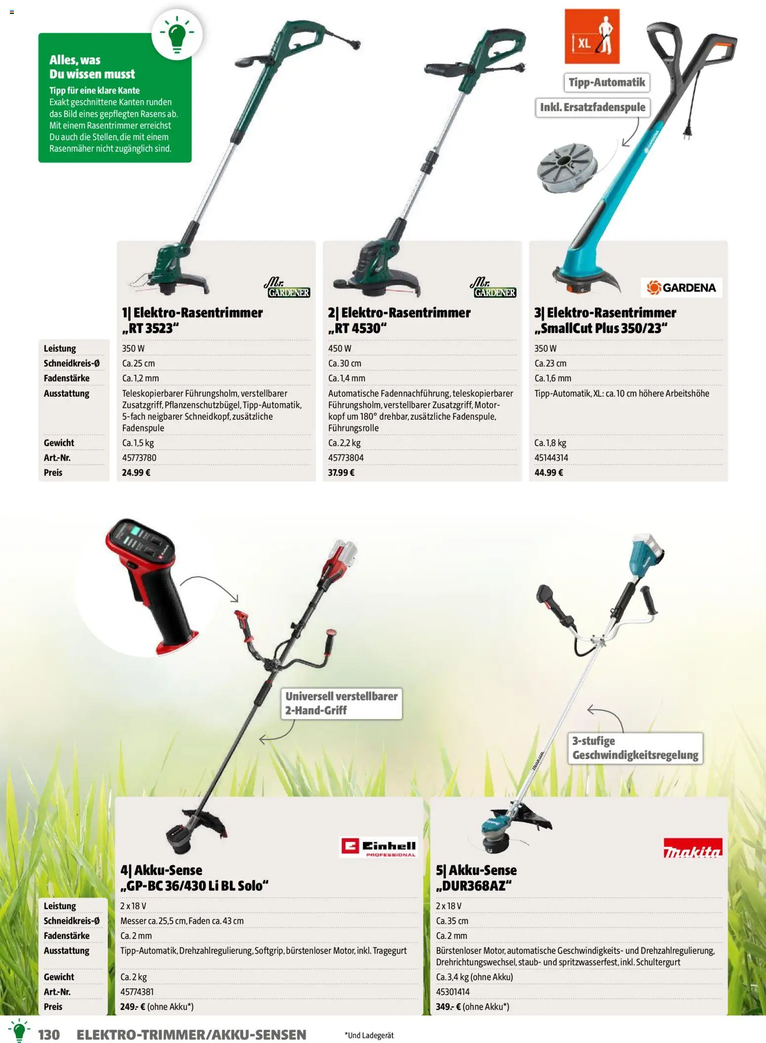 Hagebau Gartenjahr gültig ab 13.03.2026 | Seite: 130 | Produkte: Gewicht, Rasenmäher