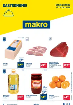 Náhled letáku Makro leták - Gastronomie od 15.07.2026