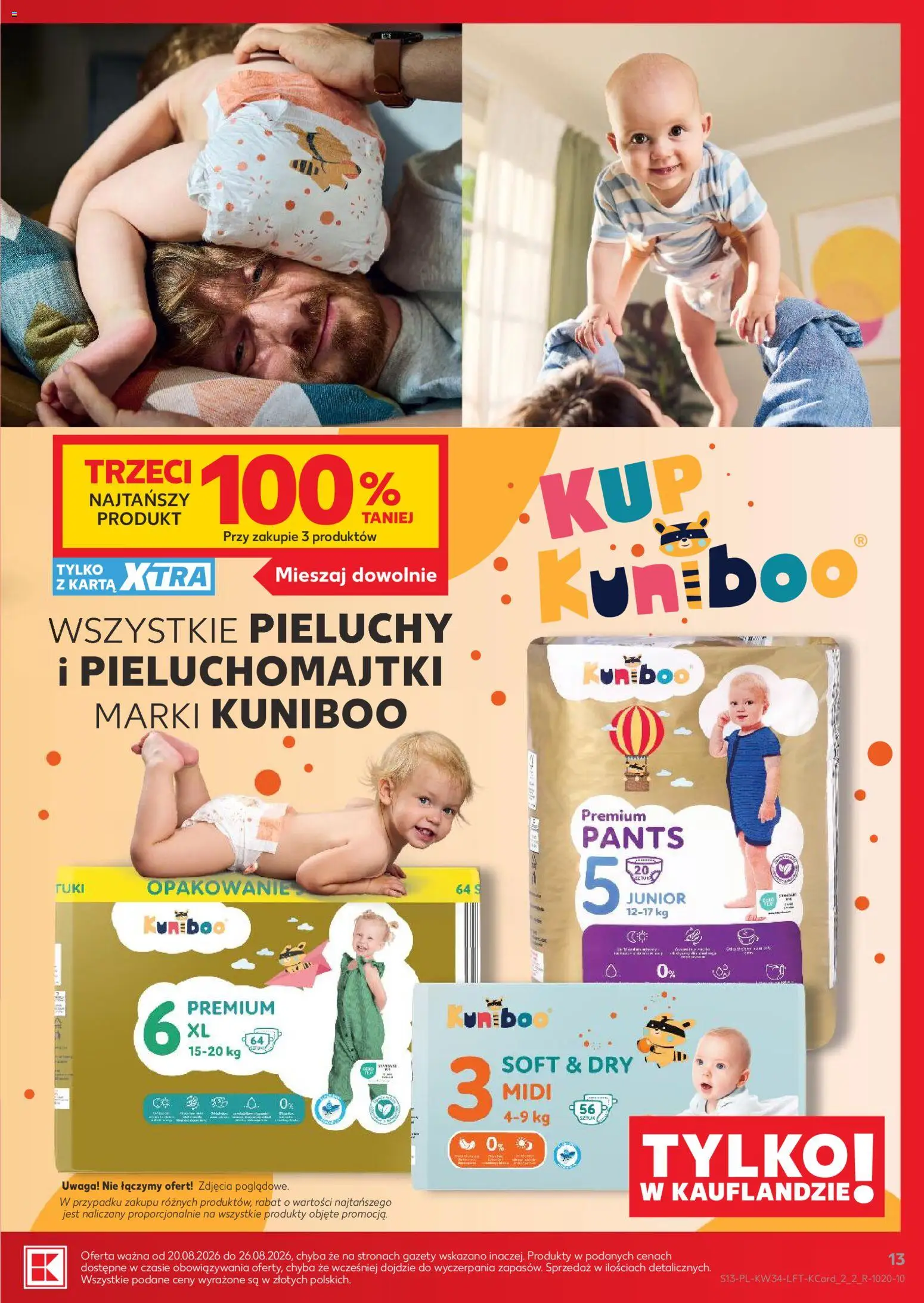 Kaufland Polsko leták - Mocny start od 20.08.2026 | Strana: 13 | Produkty: Pants