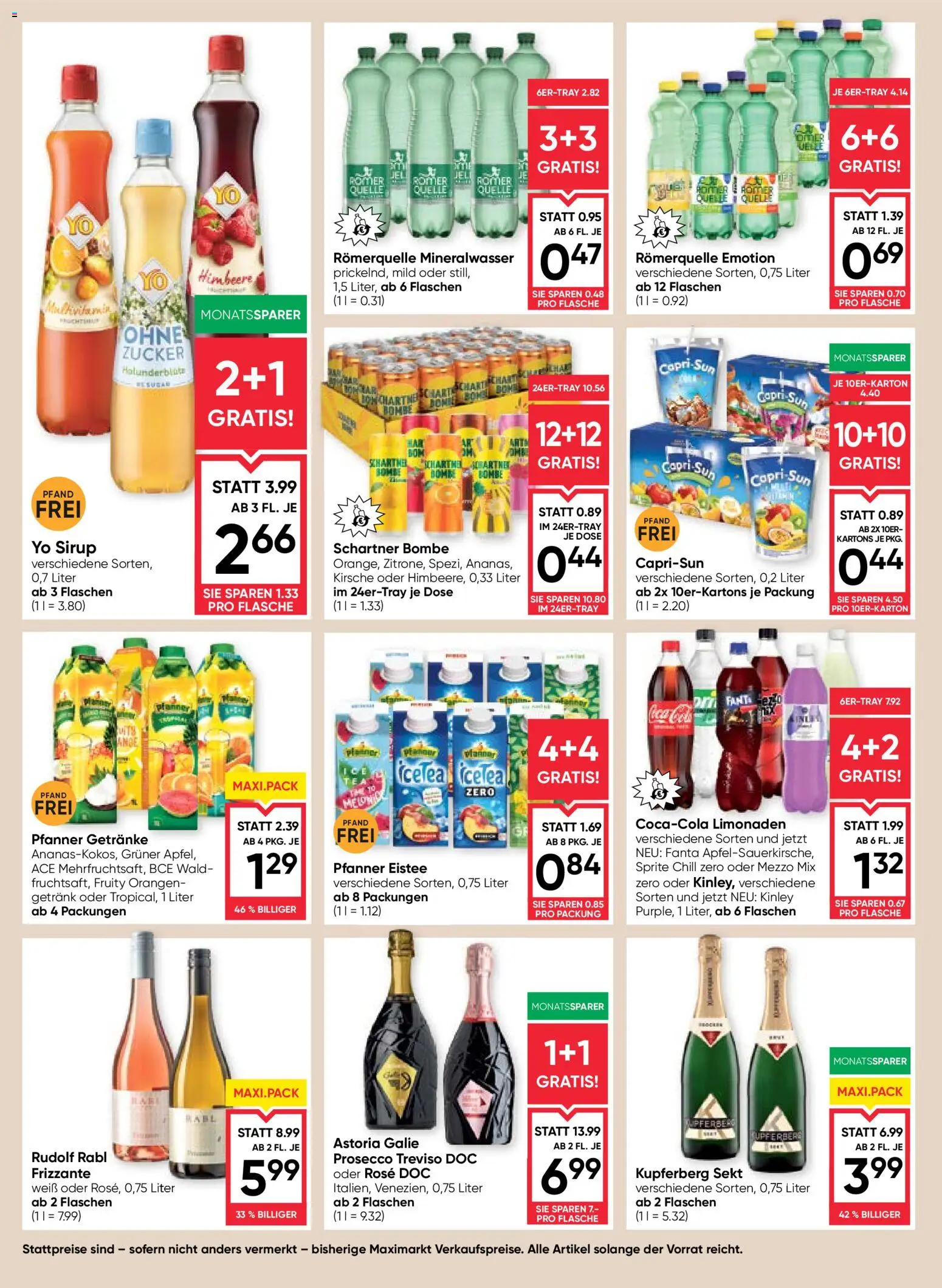Maximarkt Flugblatt gültig ab 09.07.2026 | Seite: 12 | Produkte: Zucker, Himbeere, Orangen