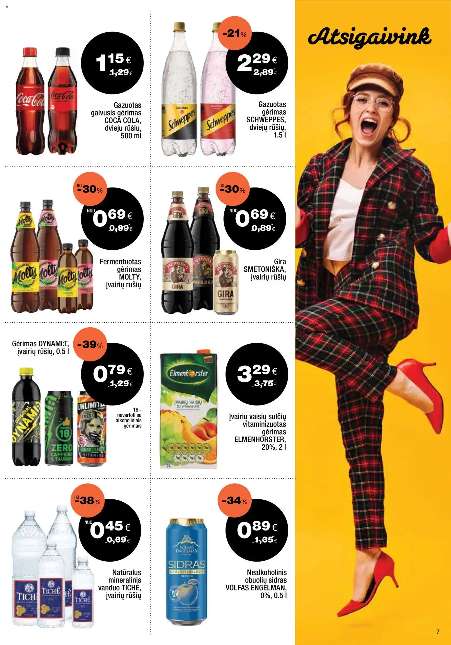 Express market akcijos nuo 2026.10.04 | Puslapis: 7 | Prekių: Gaivusis gėrimas, Vanduo