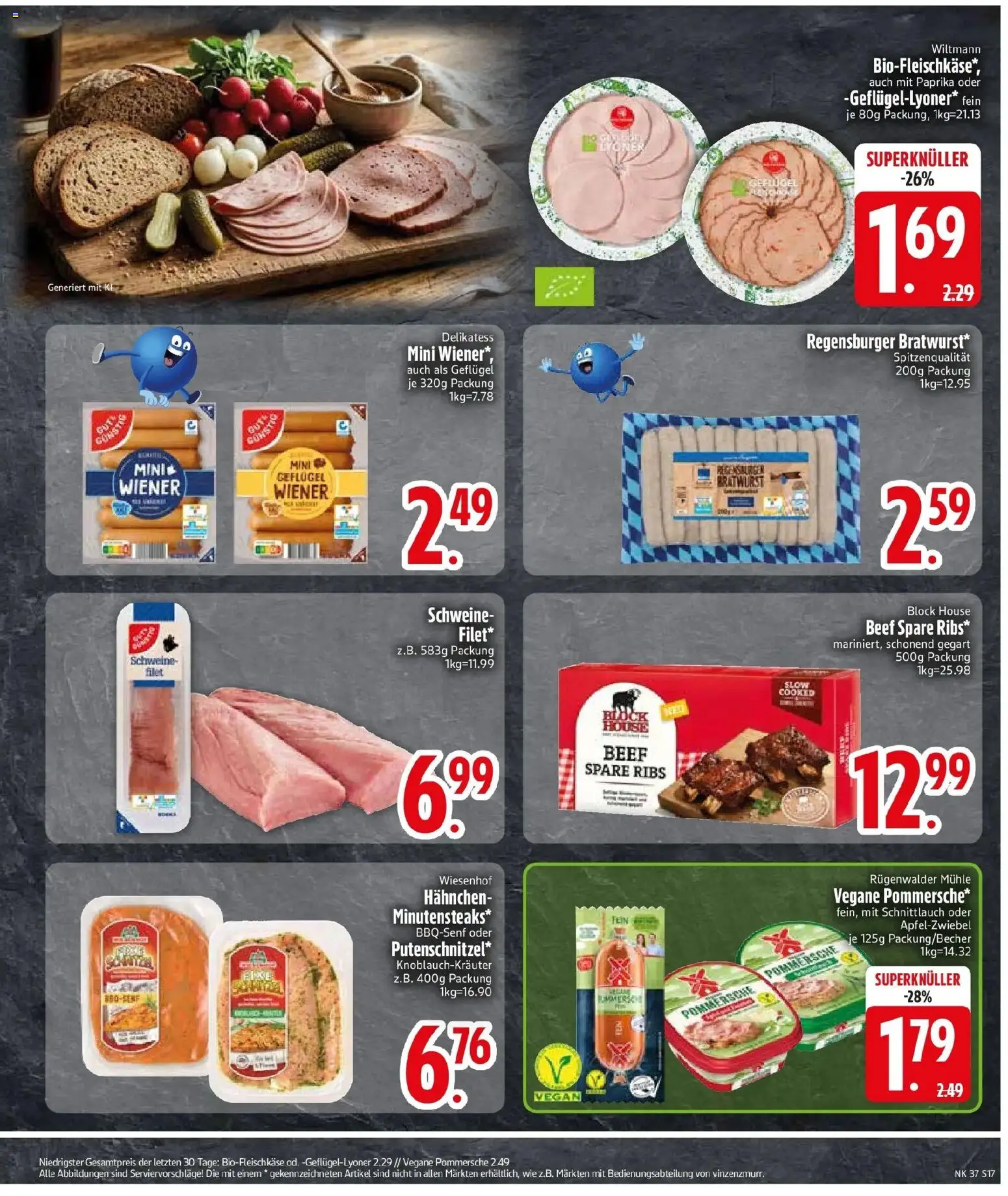 Edeka Prospekt Erdweg (ab 07.09.2026) » Angebote Online | Seite: 19 | Produkte: Mühle, Hahnchen, Spare ribs, Paprika