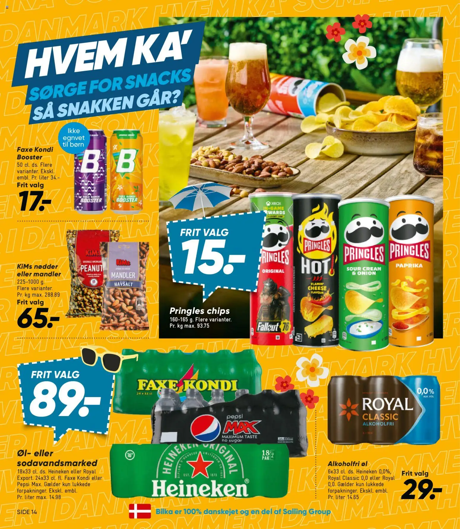 Bilka tilbudsavis – gyldig fra 26/06/2026 | Side: 20 | Produkter: Nødder, Mandler, Faxe Kondi, Pepsi