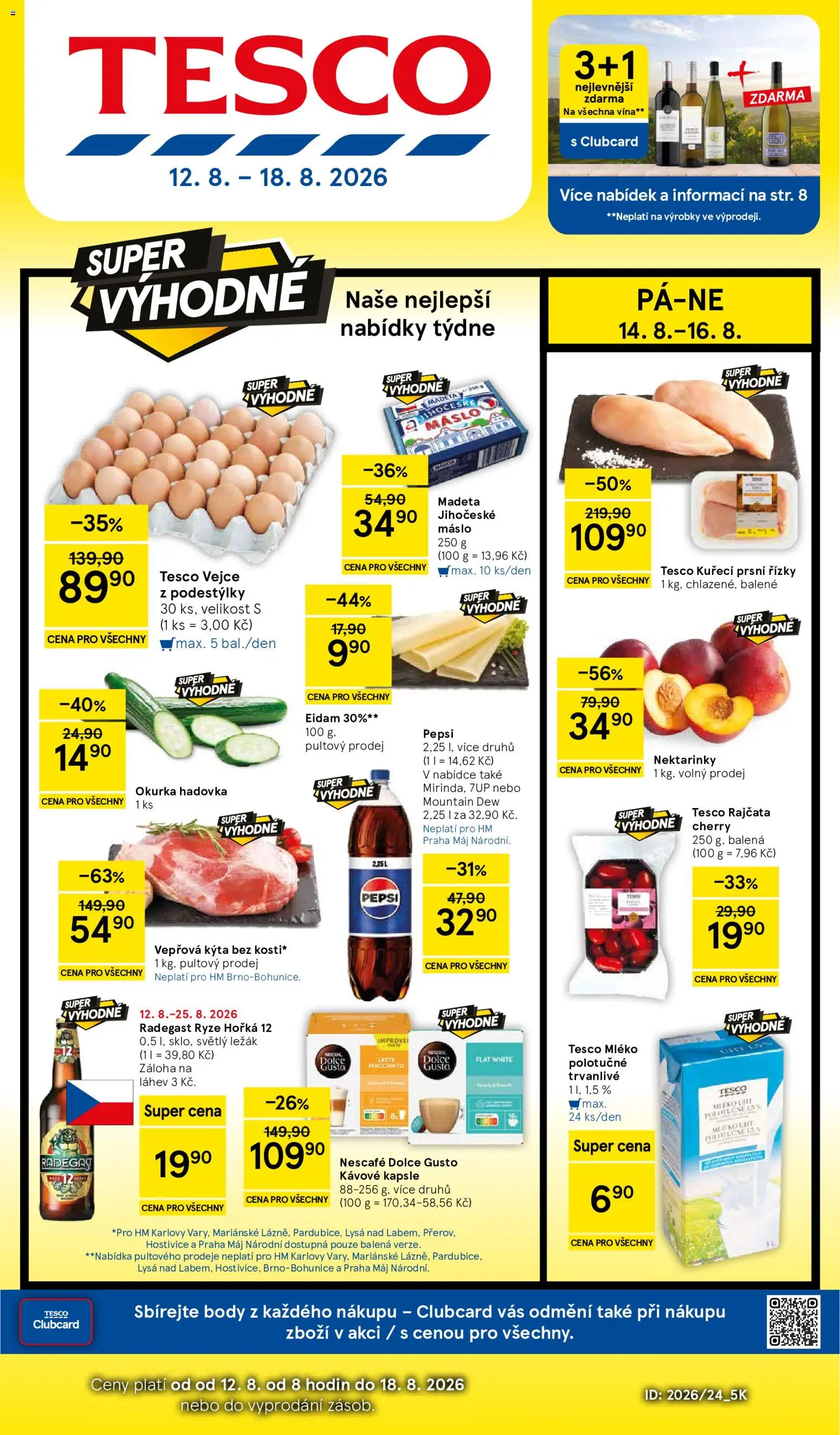 Tesco leták - Hypermarket od 12.08.2026 | Strana: 1