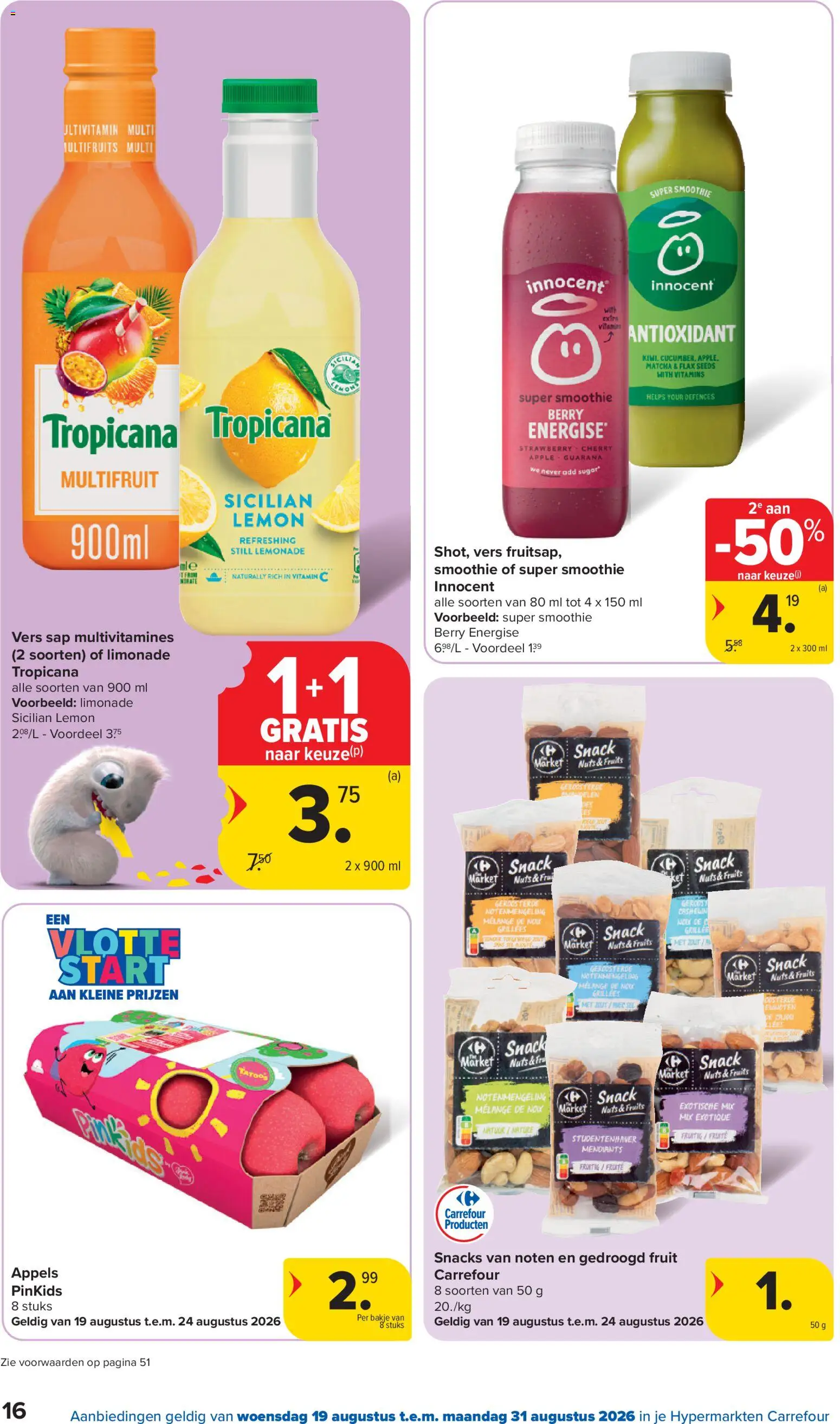{H1} | Pagina: 16 | Producten: Sap, Noten, Smoothie, Vers sap