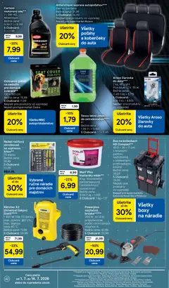 Tesco leták platný od 01.07.2026 | Strana: 42 | Produkty: Žiarovka, Žiarovky, Skrutkovač, Náradie