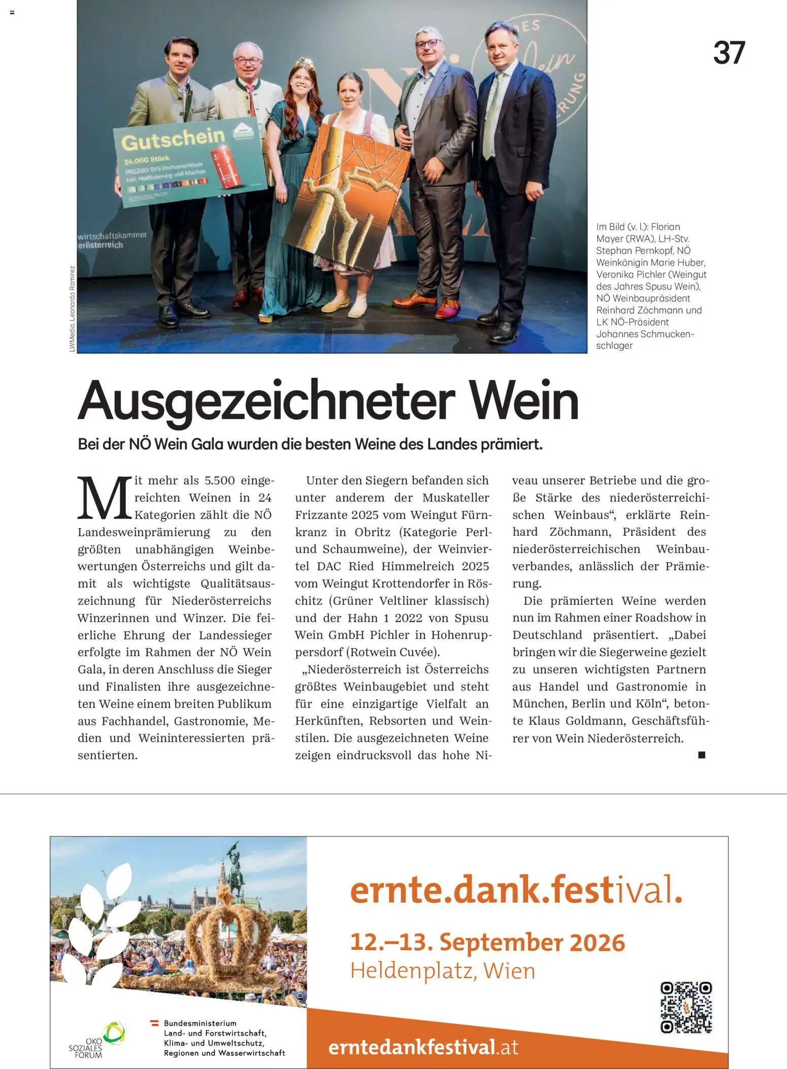 Lagerhaus Unser Land September 2026 gültig ab 01.09.2026 | Seite: 37 | Produkte: Rotwein, Wein