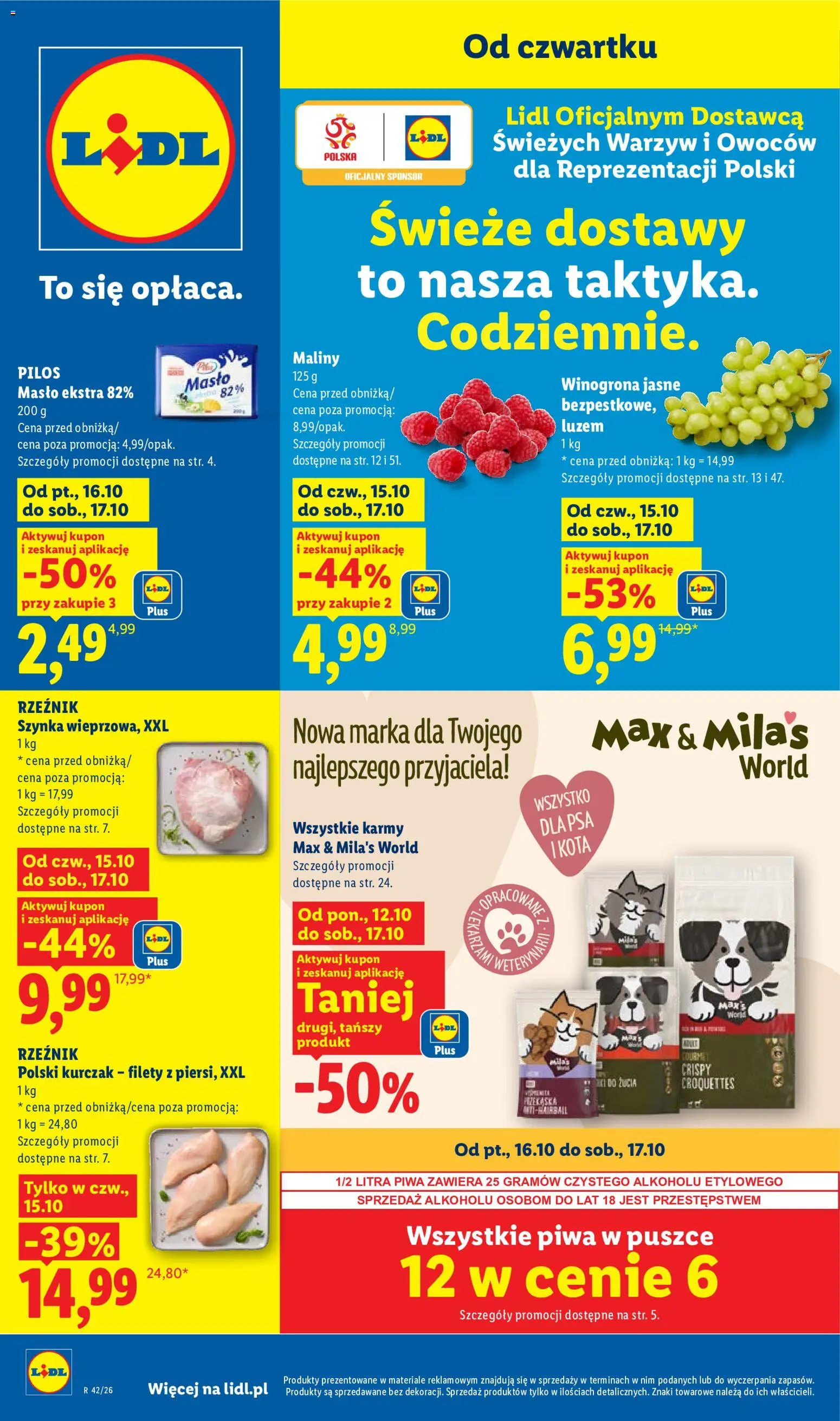 Lidl Polsko leták od 15.10.2026 | Strana: 1