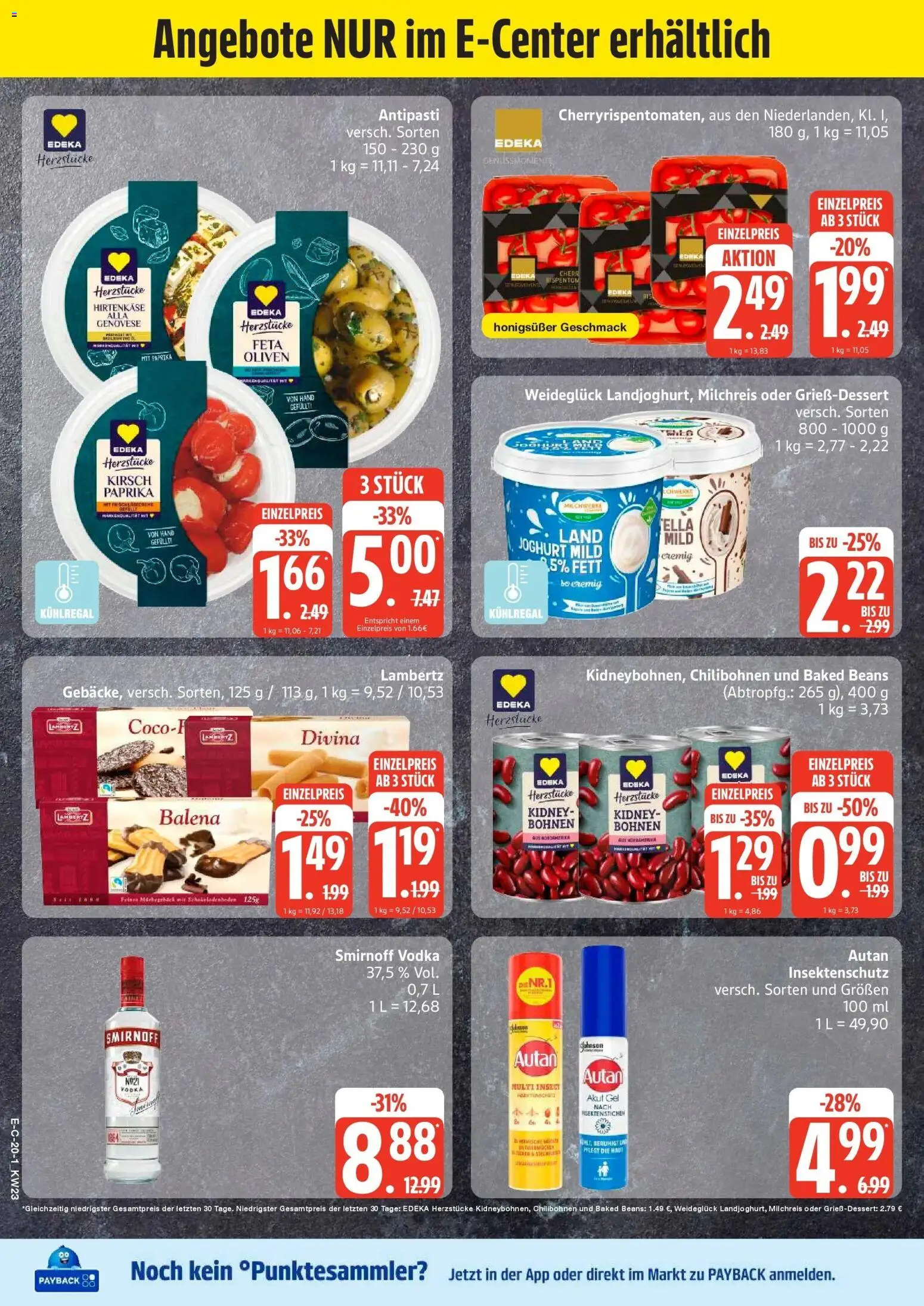 Marktkauf Prospekt Heide – gültig ab 01.06.2026 | Seite: 20 | Produkte: Feta, Paprika, Smirnoff, Vodka
