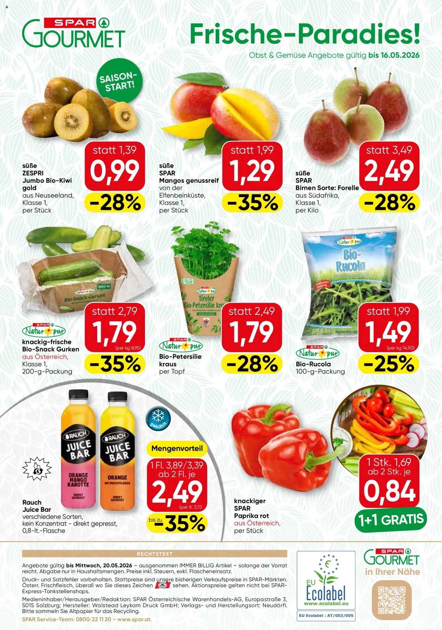 SPAR Gourmet Flugblatt gültig ab 13.05.2026 | Seite: 8