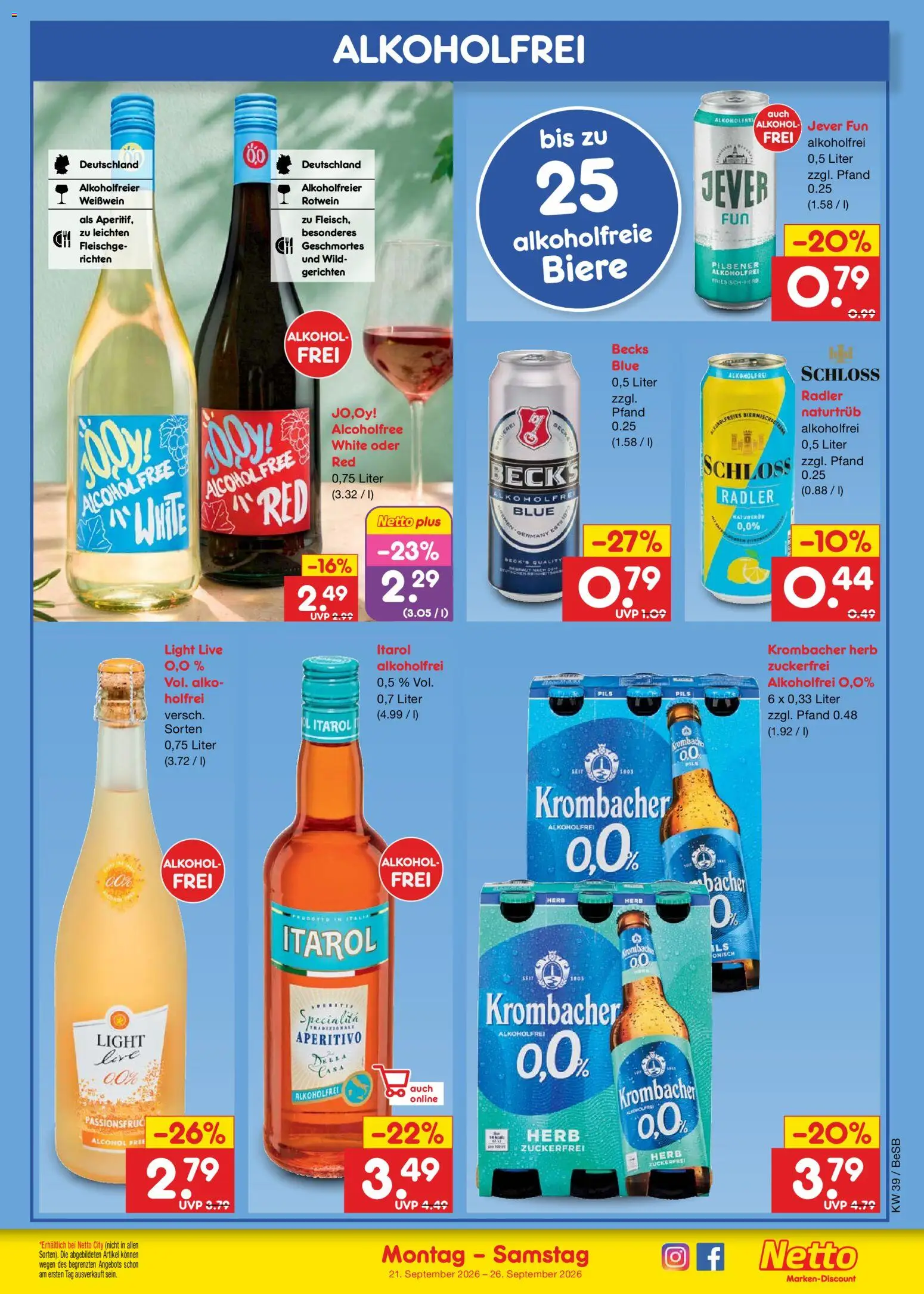 Netto Marken-Discount Prospekt – gültig ab 21.09.2026 | Seite: 33