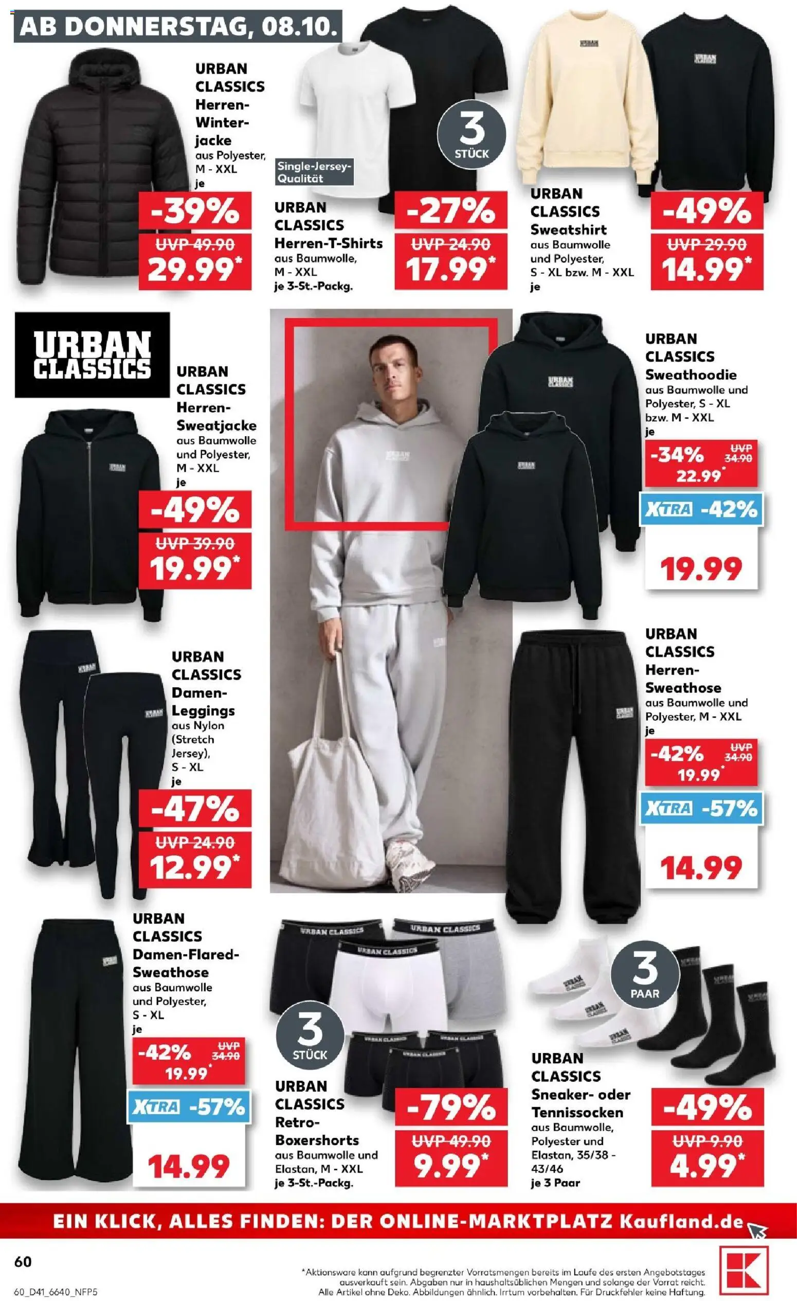Kaufland Prospekt Stuttgart – gültig ab 08.10.2026 | Seite: 62 | Produkte: Sweathose, Sweatjacke, Sweatshirt, Jacke