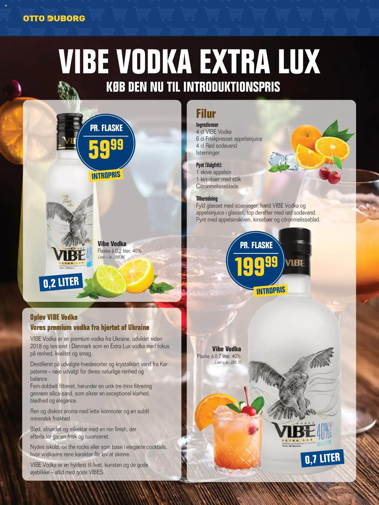 Otto Duborg tilbudsavis – gyldig fra 26.03.2026 | Side: 22 | Produkter: Appelsinjuice, Vodka, Sodavand, Kirsebær