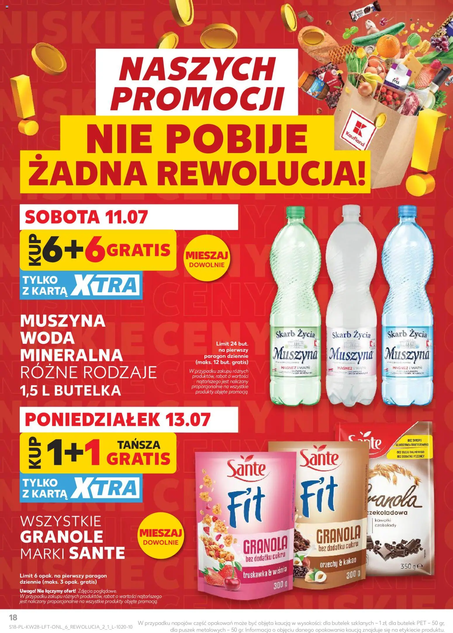 Kaufland Polsko leták od 09.07.2026 | Strana: 18 | Produkty: Granola, Kakao