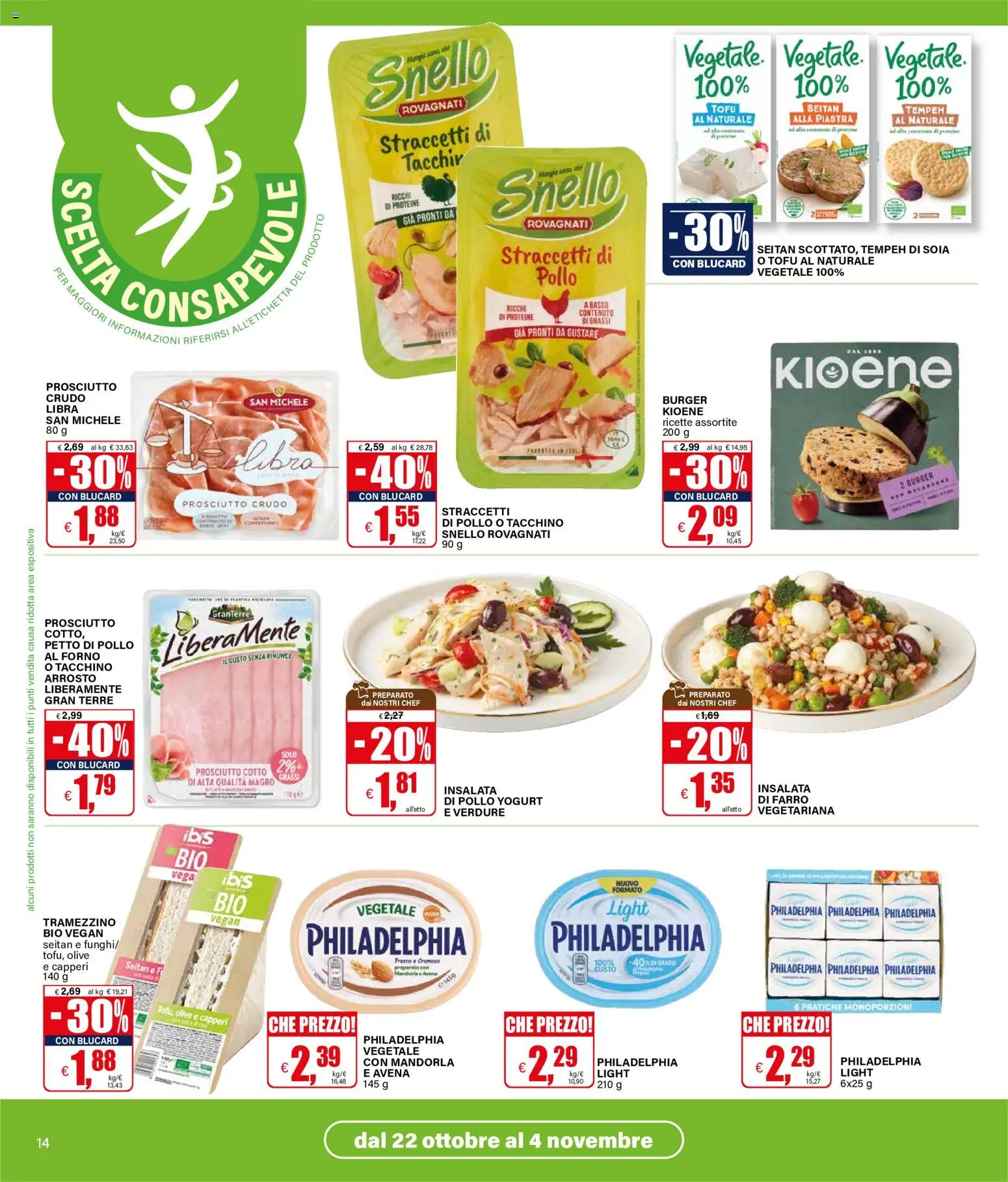 Volantino Il Gigante del 22/10/2026 | Pagina: 14 | Prodotti: Arrosto, Pollo, Basso, Farro