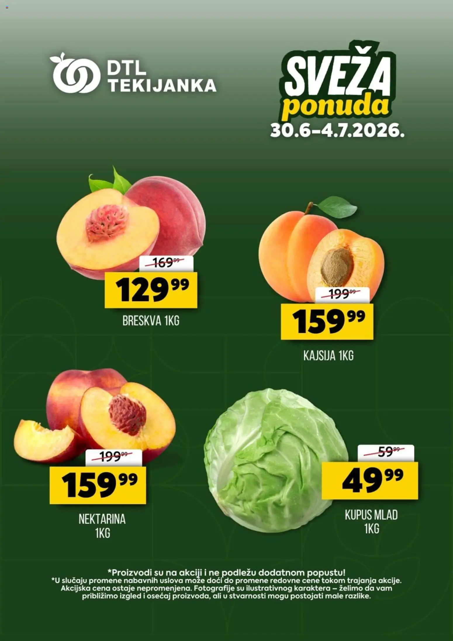 Tekijanka katalog - važi od 30.06.2026 | Strana: 1 | Proizvode: Kajsija, Kupus, Breskva