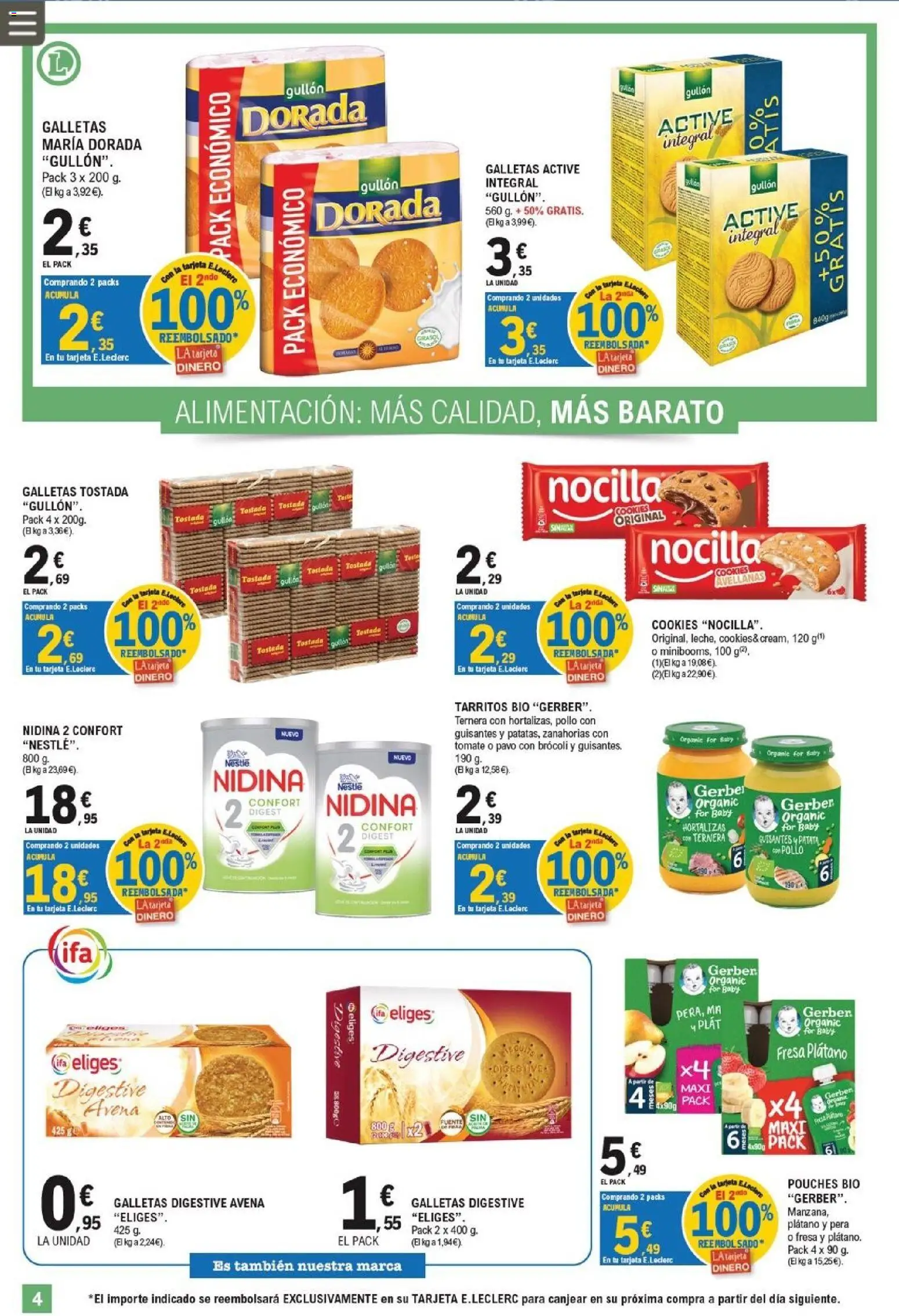E.Leclerc Miranda de Ebro │ válido desde el 17/07/2026 | Página: 4 | Productos: Galletas