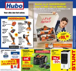 Hubo folder - Voorbeeld van een folder van Hubo, geldig van 13.05.2026
