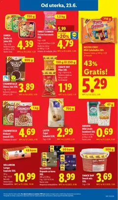 CROWNFIELD Hrustavi muesli XXL, Hrustavi muesli XXL - Pregled kataloga iz trgovine Lidl, vrijedi od 23.06.2026 | Stranica: 13