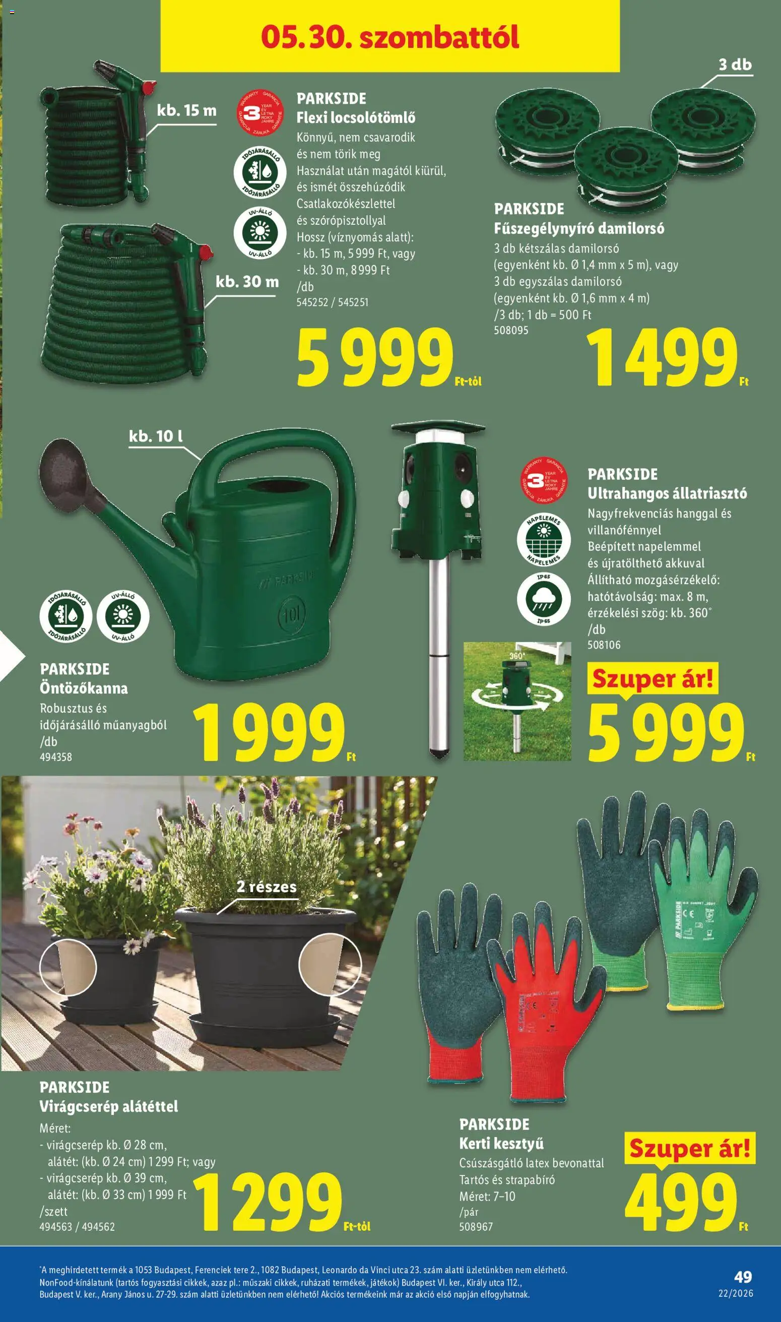 Lidl akciós ujság - amely érvényes a következő dátumtól: 28.05.2026 | Oldal: 49