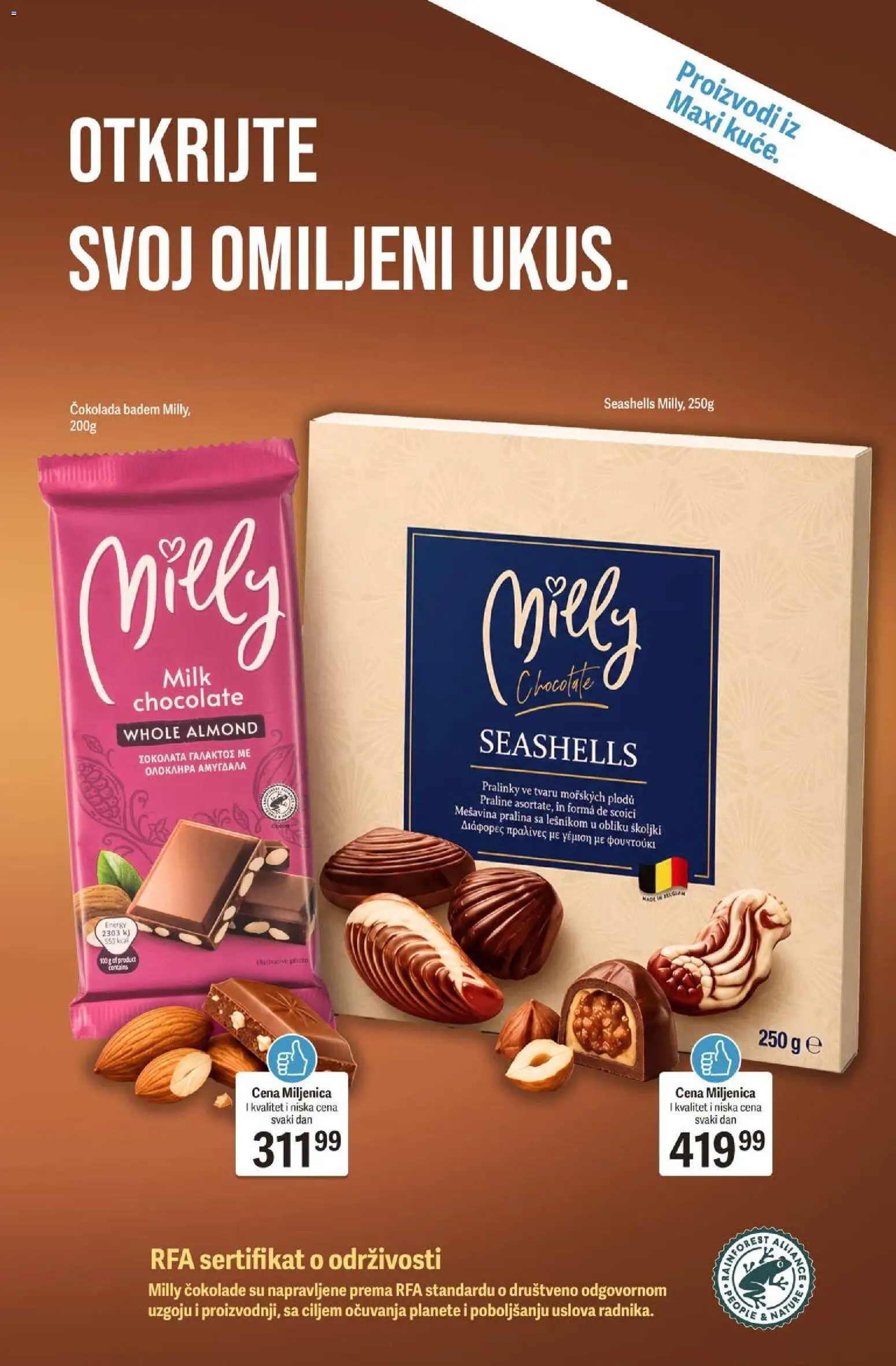 Maxi katalog - važi od 29.10.2026 | Strana: 3 | Proizvode: Badem, Praline, Čokolada