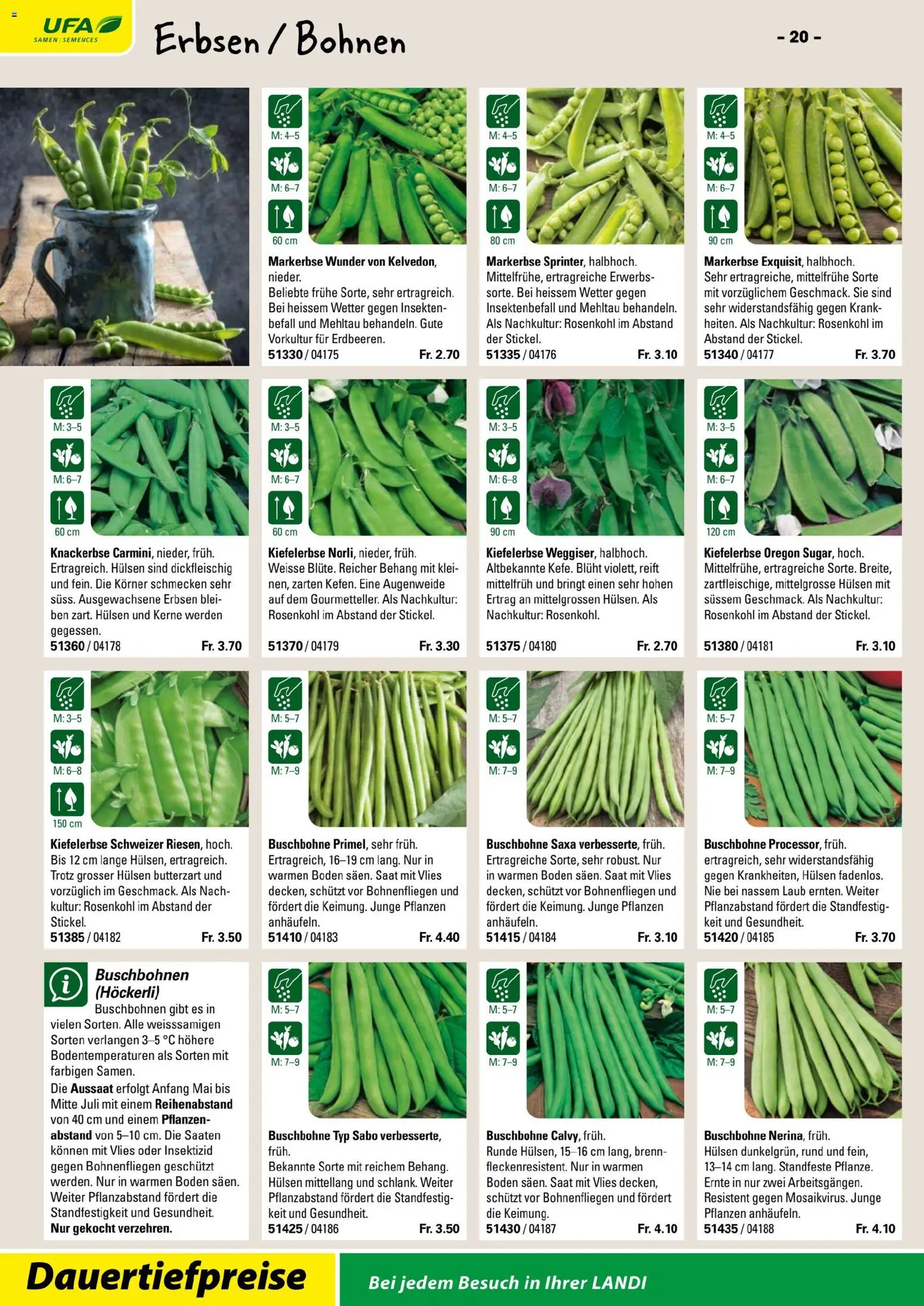 Landi ( Deaktivovane pre Letakomat )  Aktionen – gültig ab 07.01.2026 | Seite: 22 | Produkte: Erbsen
