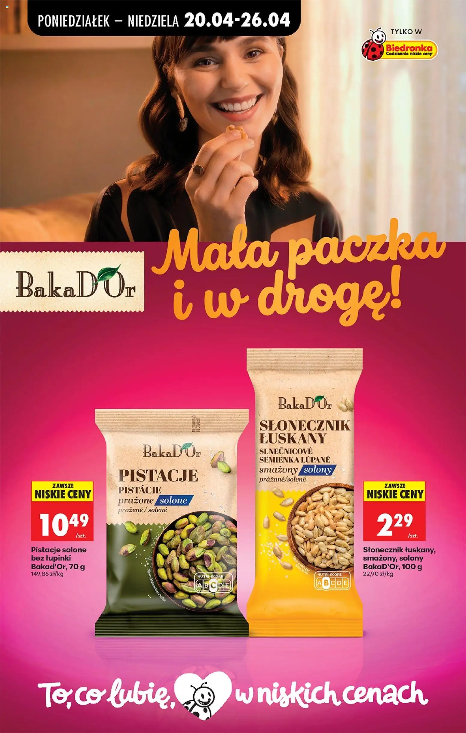 Biedronka gazetka od poniedziałku od 20.04.2026 | Strona: 85 | Produkty: Słonecznik
