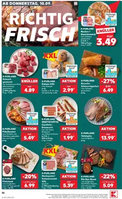 Kaufland Prospekt Potsdam ab 10.09.2026 gültig | Seite: 30 | Produkte: Tafelspitz, Bratwurst, Gulasch, Schweinefleisch