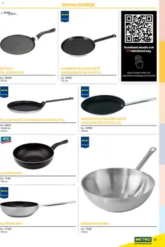 PALACSINTASÜTŐ TAPADÁSMENTES BEVONATTAL, Pancake pan with non-stick coating, suitable for induction cooktops, 25 cm - amely érvényes a következő dátumtól: 2025.02.17. | Oldal: 25