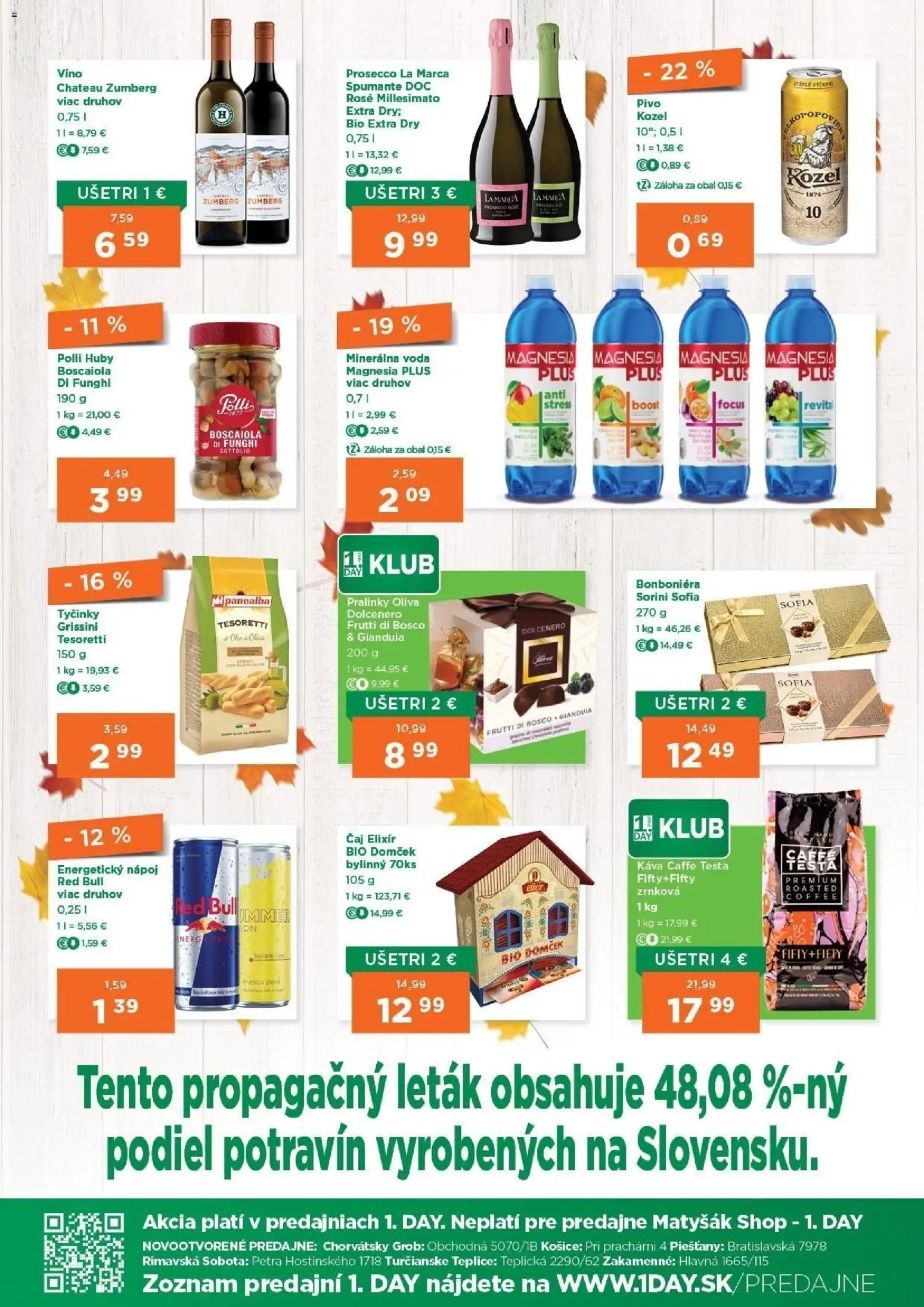 Nové 1day akcie – leták je platný od 08.10.2026 | Strana: 3