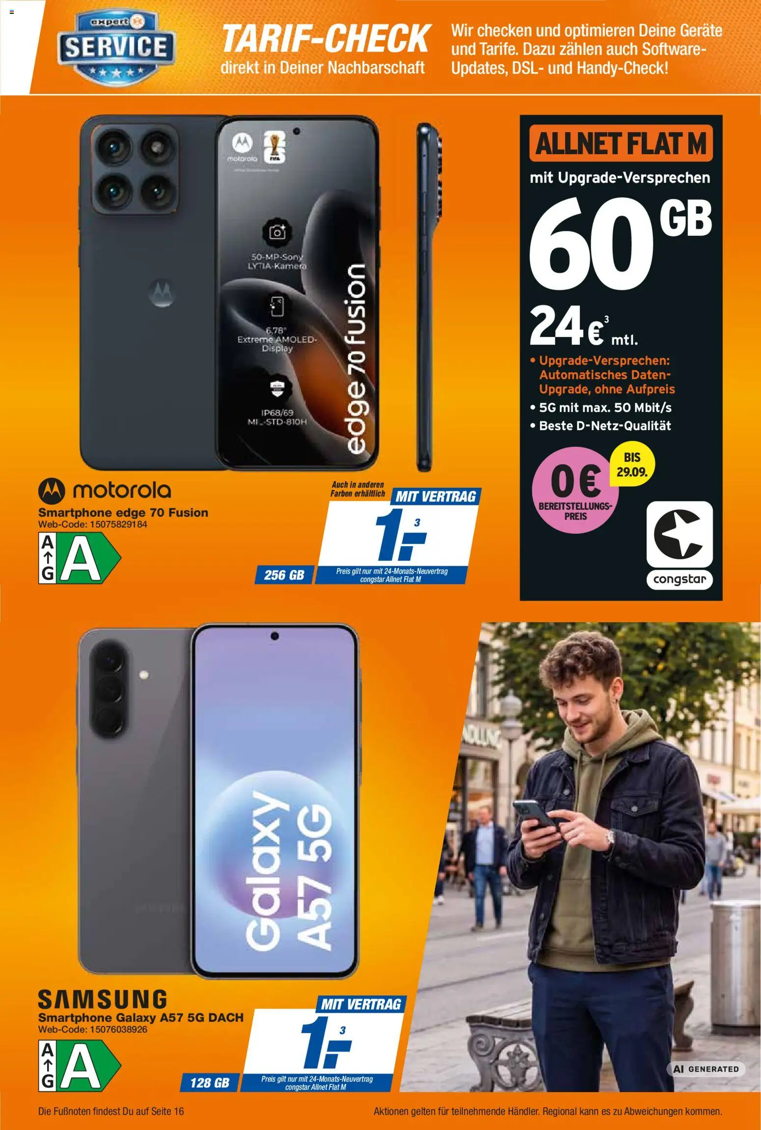 Expert Telekommunikations-Highlights im September – gültig ab 01.09.2026 | Seite: 13 | Produkte: Samsung, Smartphone