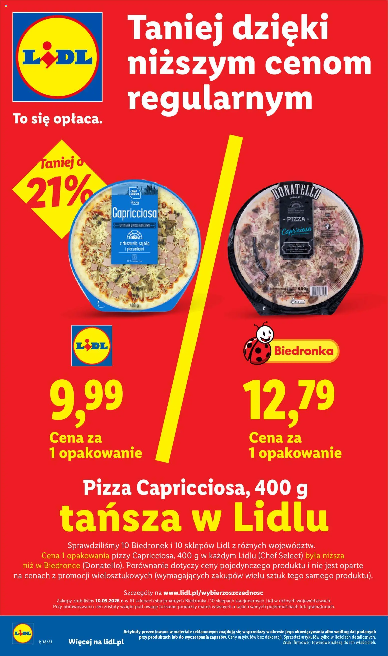 Lidl Polsko leták od 17.09.2026 | Strana: 8 | Produkty: Pizza