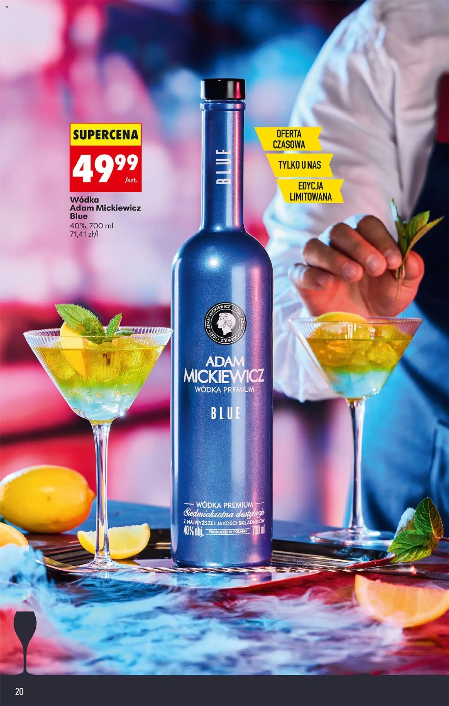 Biedronka gazetka - Czas na toast od 15.06.2026 | Strona: 22 | Produkty: Vodka, Wódka