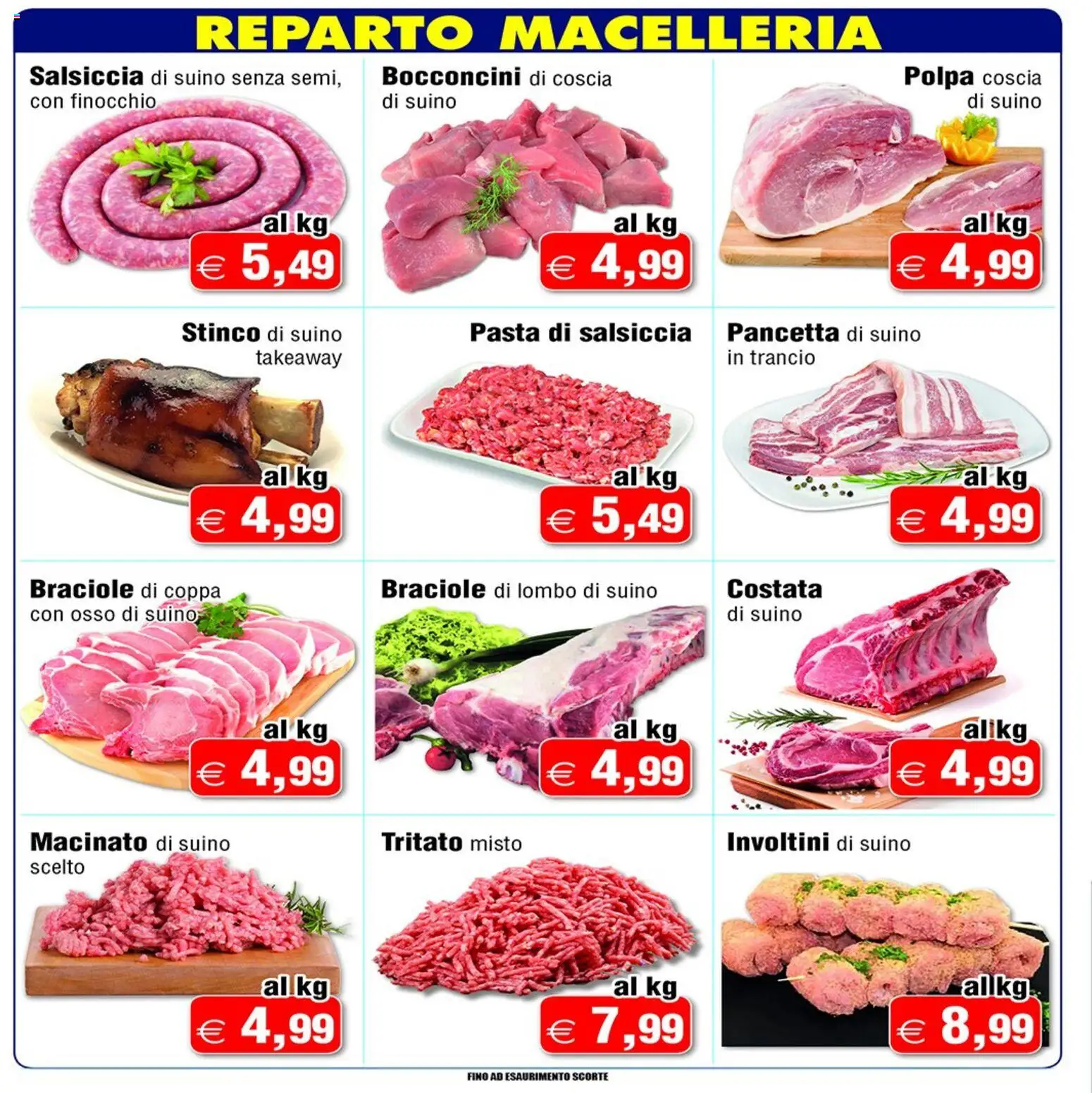 Volantino Magazzini Smart del 01.06.2026 | Pagina: 6 | Prodotti: Pancetta, Suino, Salsiccia, Macinato
