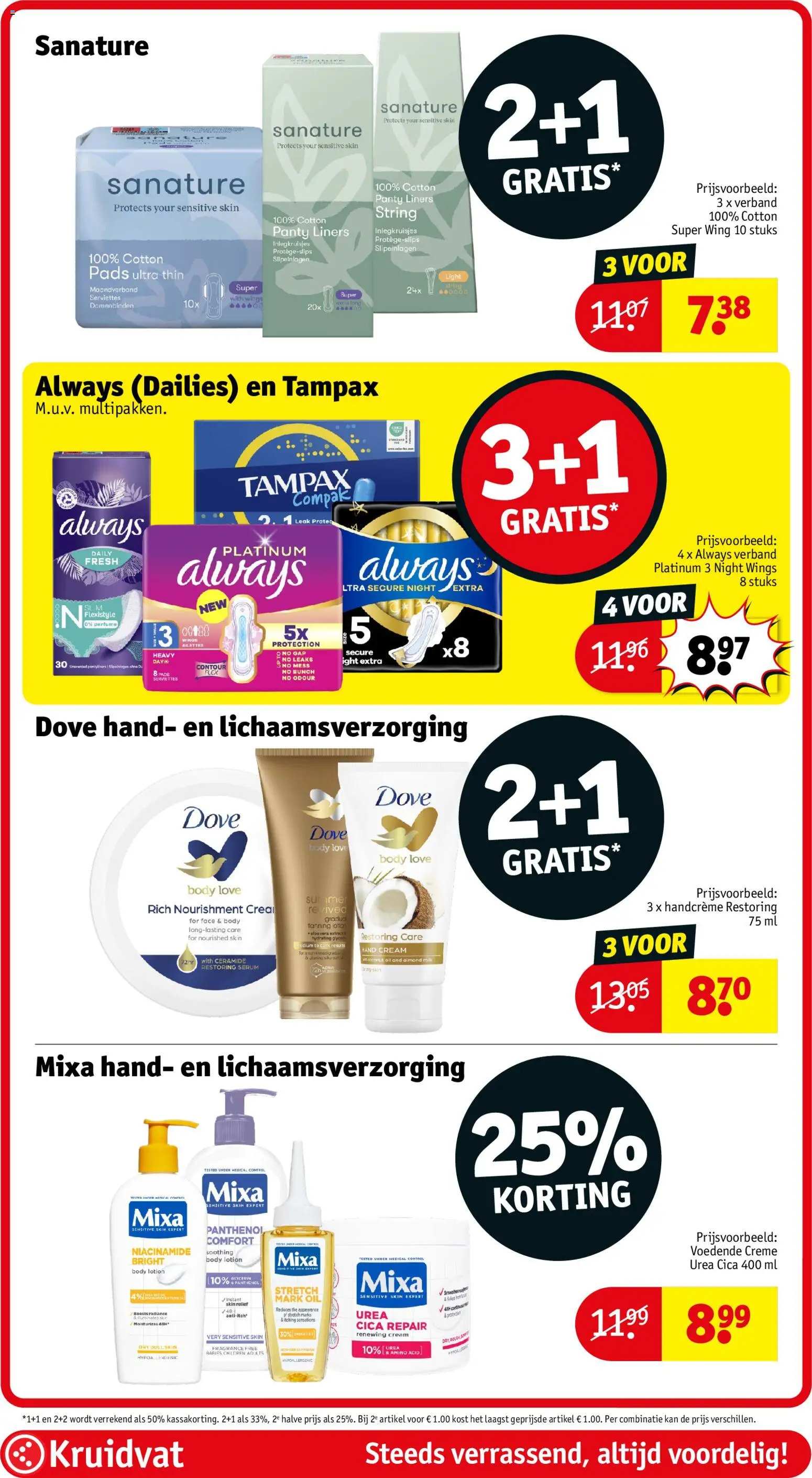 {H1} | Pagina: 28 | Producten: Inlegkruisjes, Panty, Aloë Vera, Kan