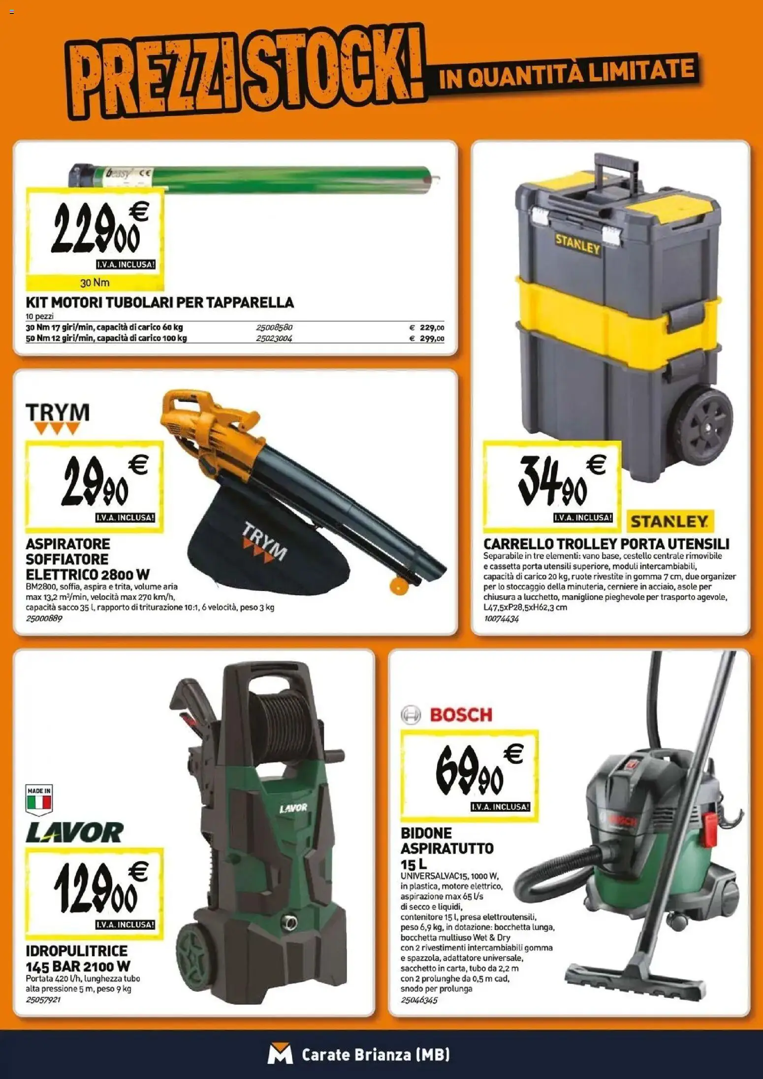 Volantino TECNOMAT del 26.03.2026 | Pagina: 20 | Prodotti: Tubo, Contenitore, Adattatore, Trolley