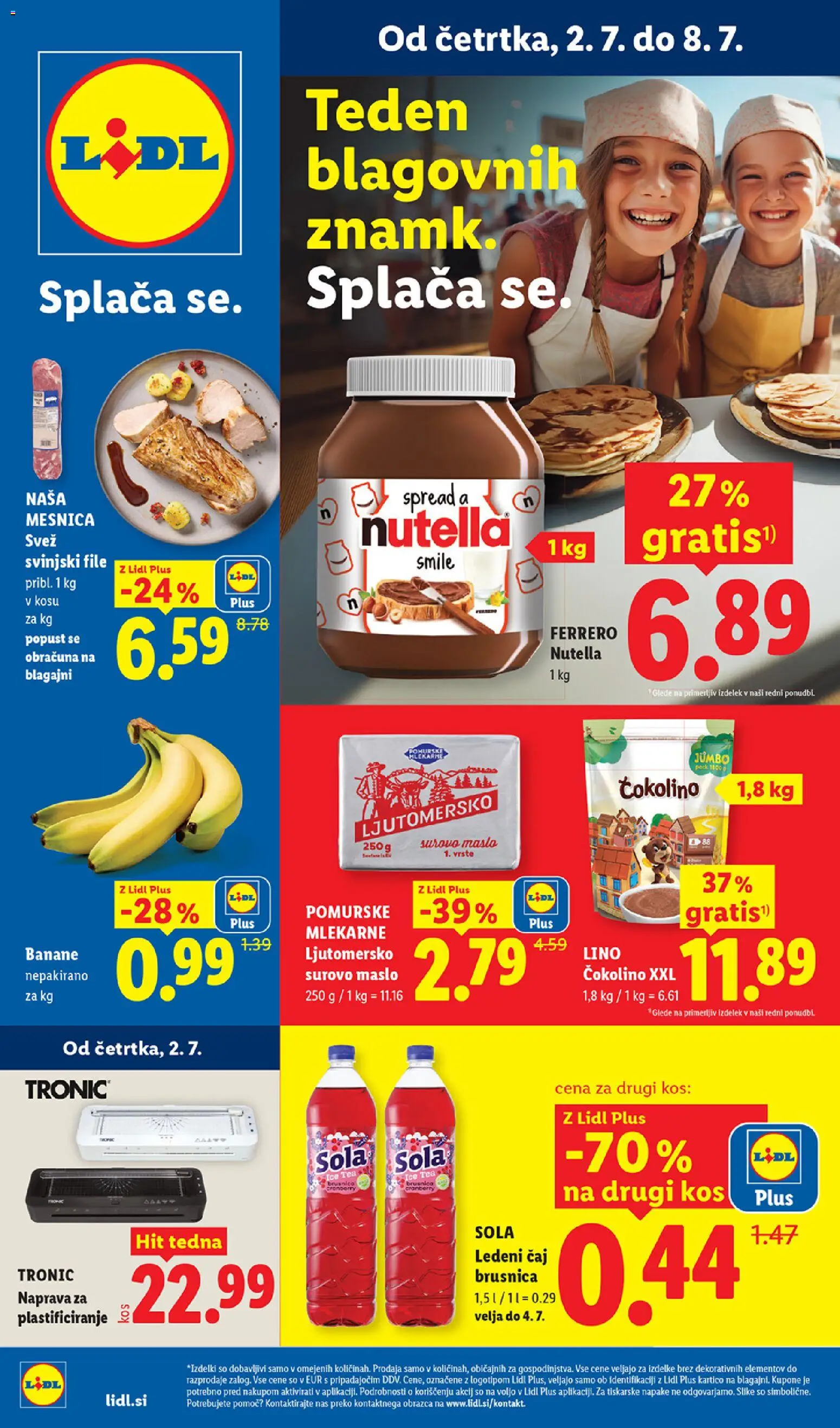 Novi Lidl katalog ponudbe – veljaven od 02.07.2026 | Stran: 1