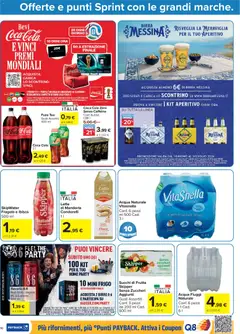 Anteprima del volantino Carrefour volantino Market - Punti Sprint Payback valido a partire dal 16.06.2026 | Pagina: 10 | Prodotti: Frutta, Sale, Latte, Birra messina