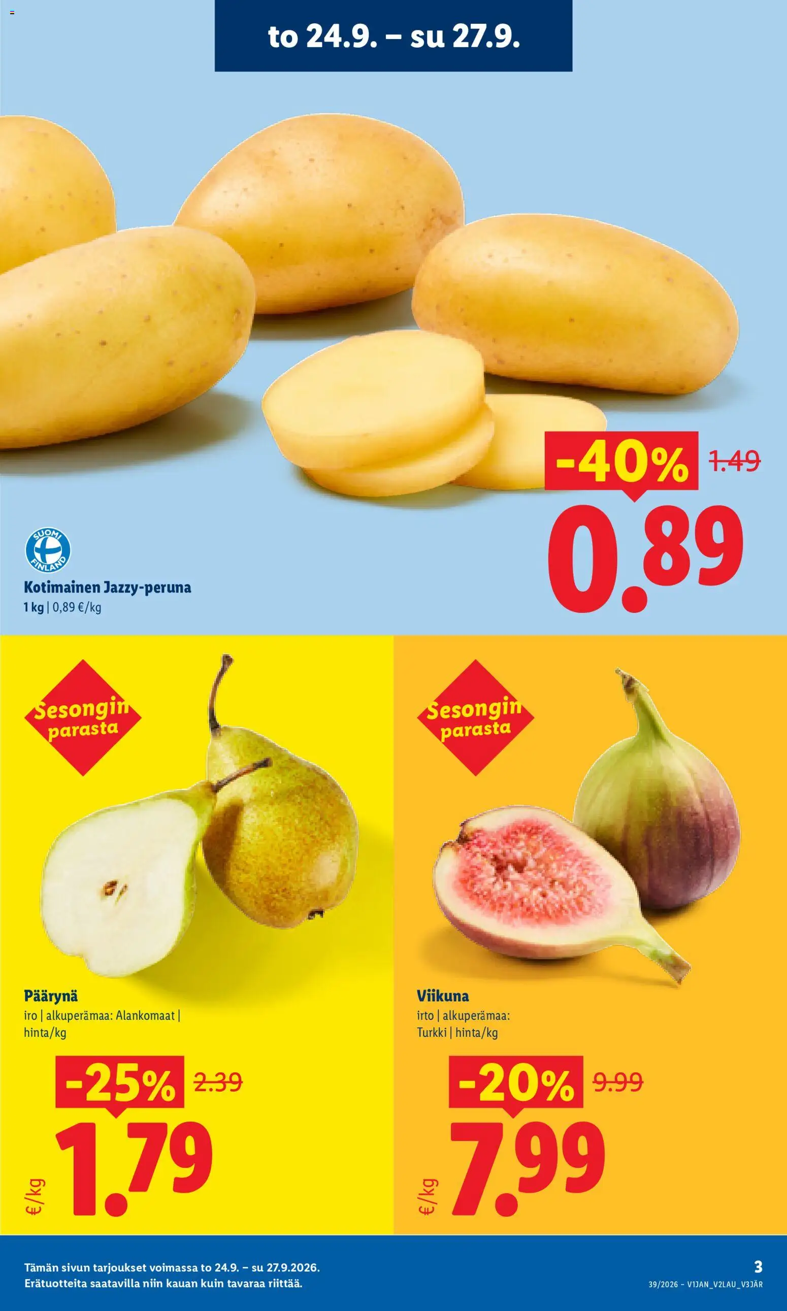 Lidl tarjoukset – voimassa 24/09/2026 alkaen | Sivu: 3