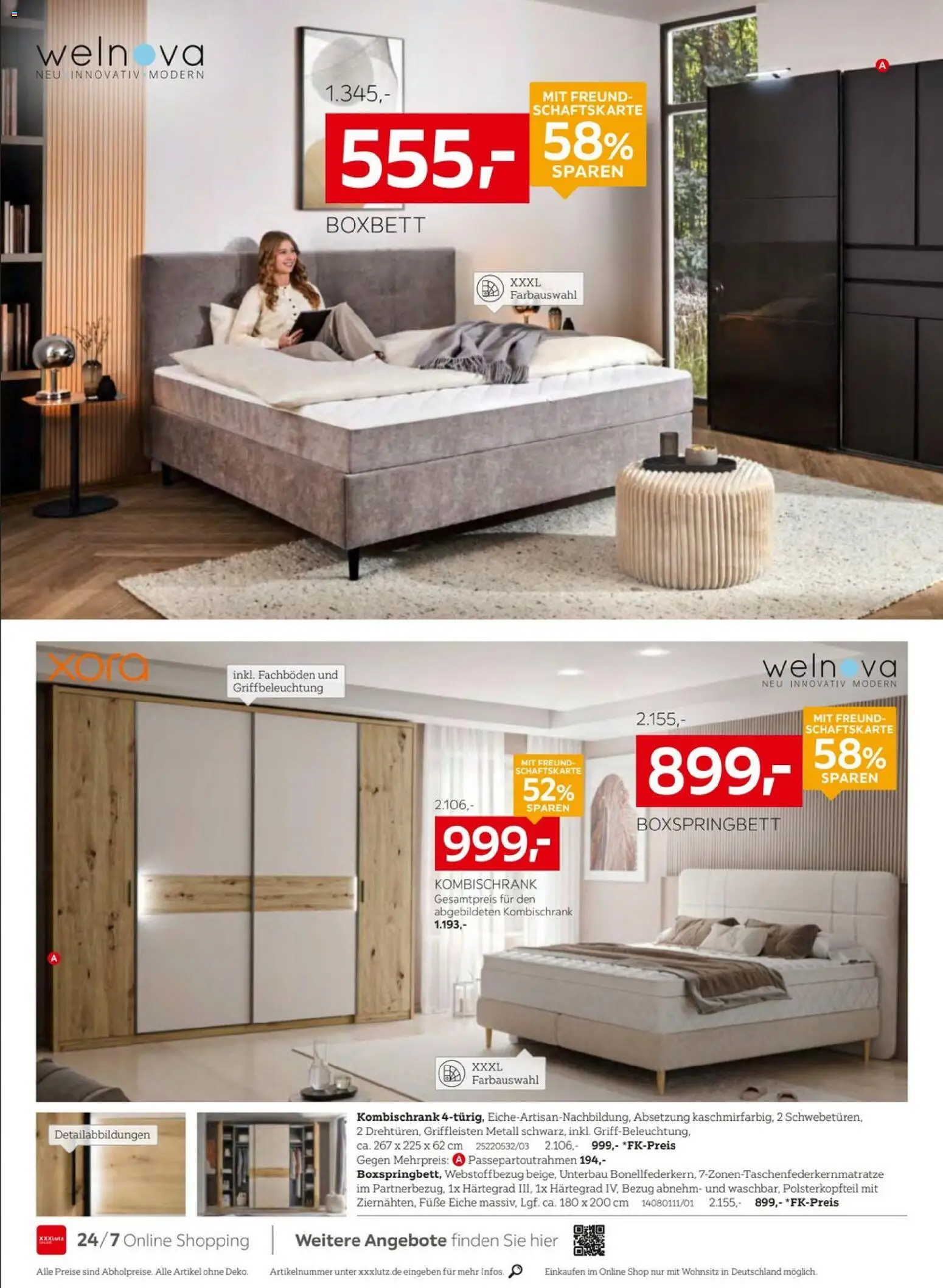 XXXLutz Prospekt – gültig ab 05.09.2026 | Seite: 6 | Produkte: Boxspringbett