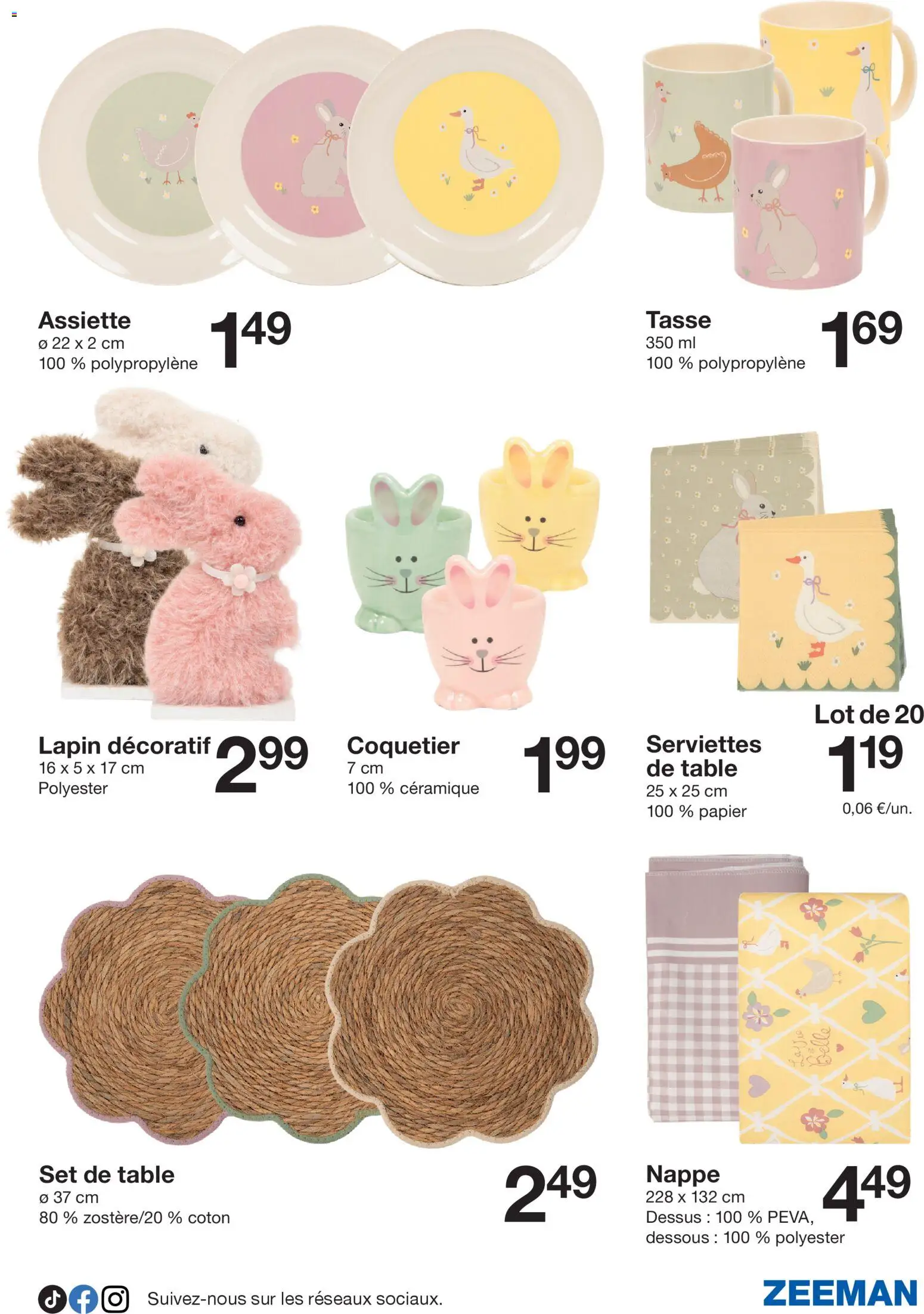 {H1} | Page: 3 | Produits: Coton, Lapin, Coquetier, Table