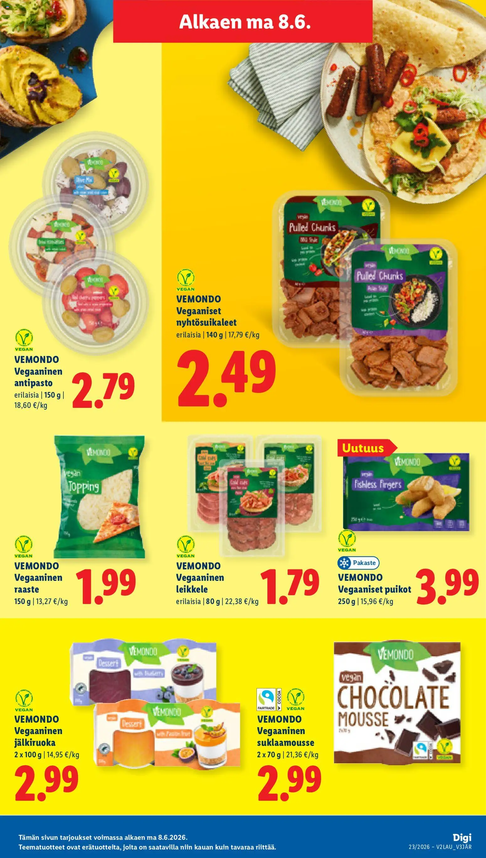 Lidl tarjoukset - Rovaniemi – voimassa 04.06.2026 alkaen | Sivu: 25 | Tuotteet: Mousse