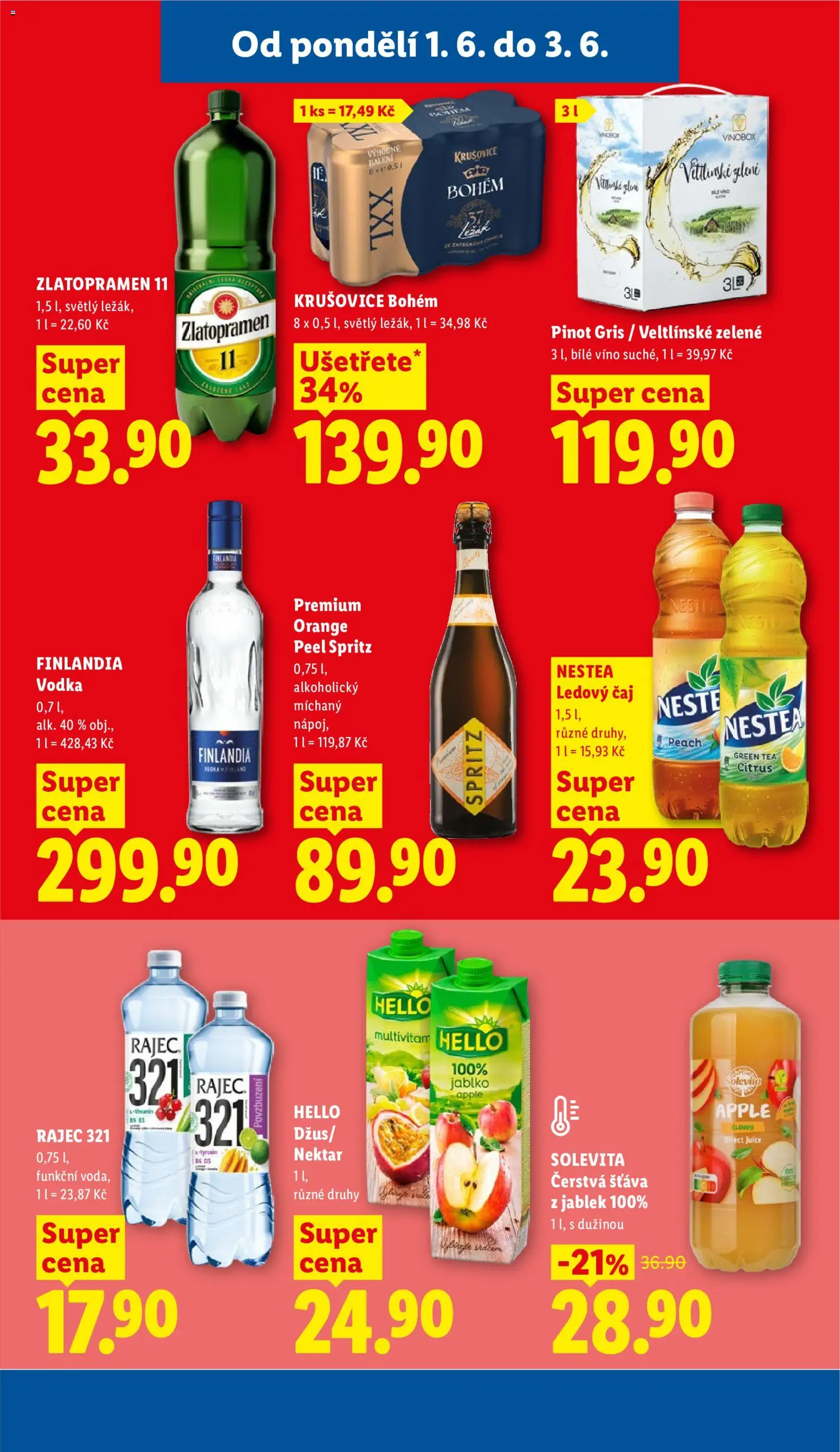 Lidl leták od 01.06.2026 | Strana: 25 | Produkty: Čaj, Apple, Ledový čaj Nestea, Solevita