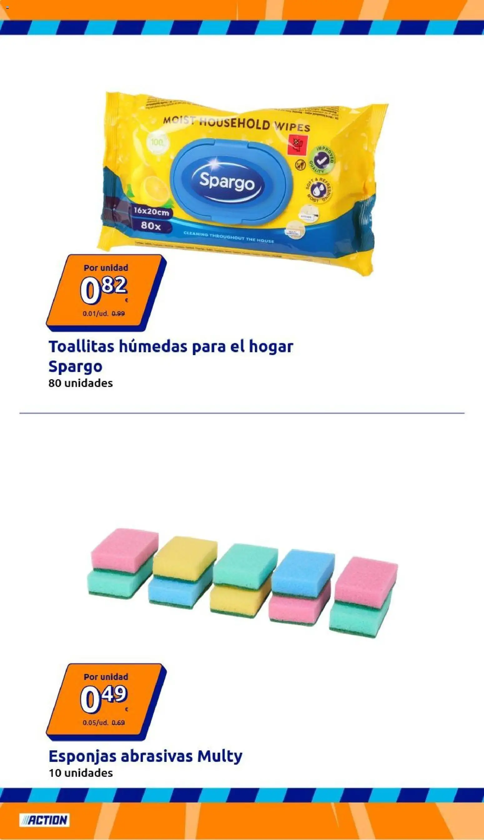 Action folleto │ válido desde el 09/09/2026 | Página: 8 | Productos: Esponjas, Toallitas húmedas