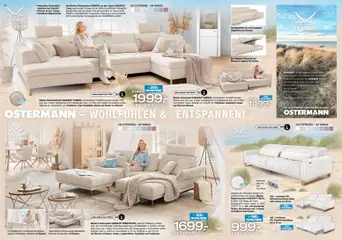 Ostermann Prospekt Gartenmöbel ab 16.04.2026 gültig | Seite: 8 | Produkte: USB, Wohnlandschaft, Hocker, Sofa