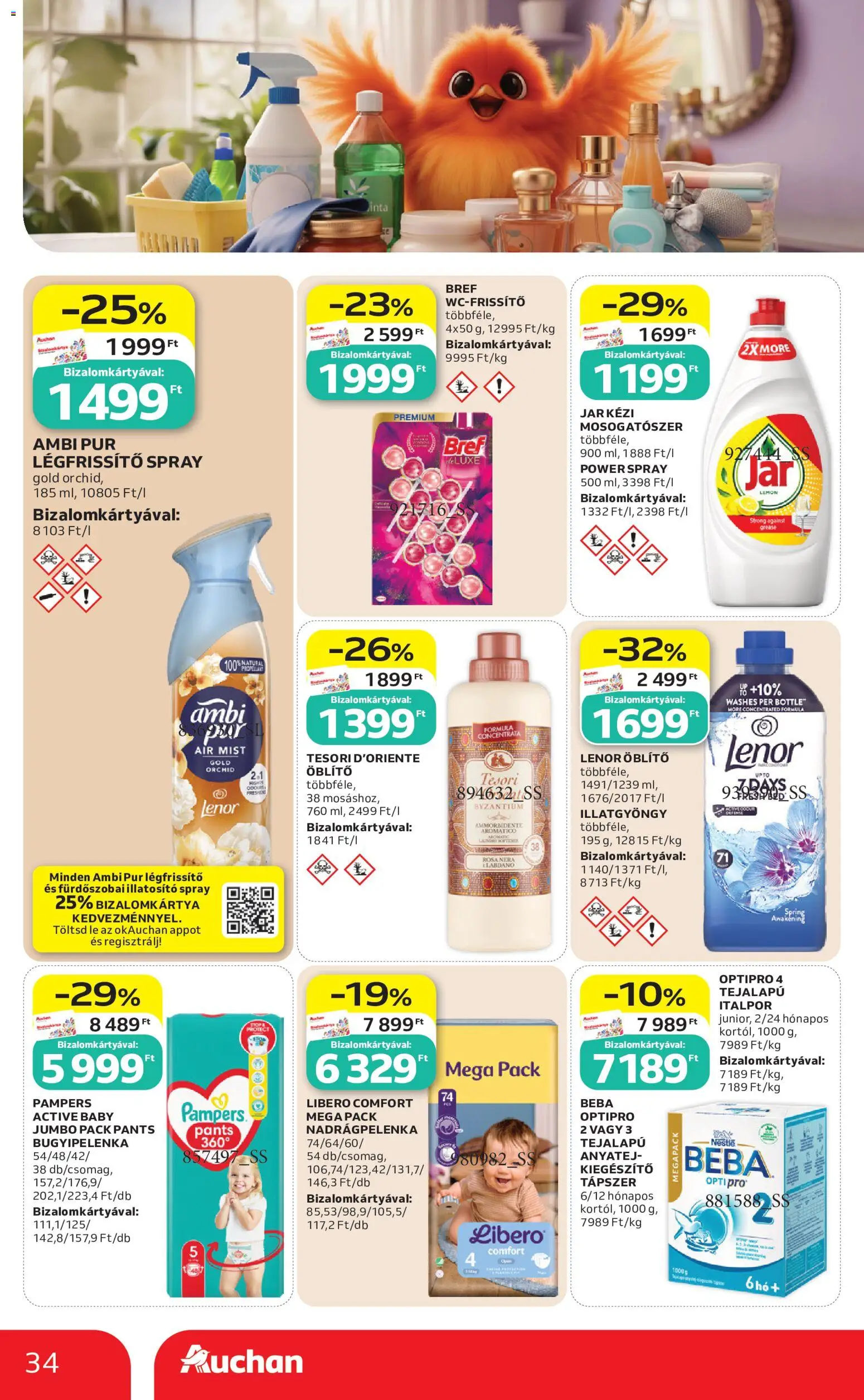 Auchan akciós ujság - amely érvényes a következő dátumtól: 2026.09.03. | Oldal: 34