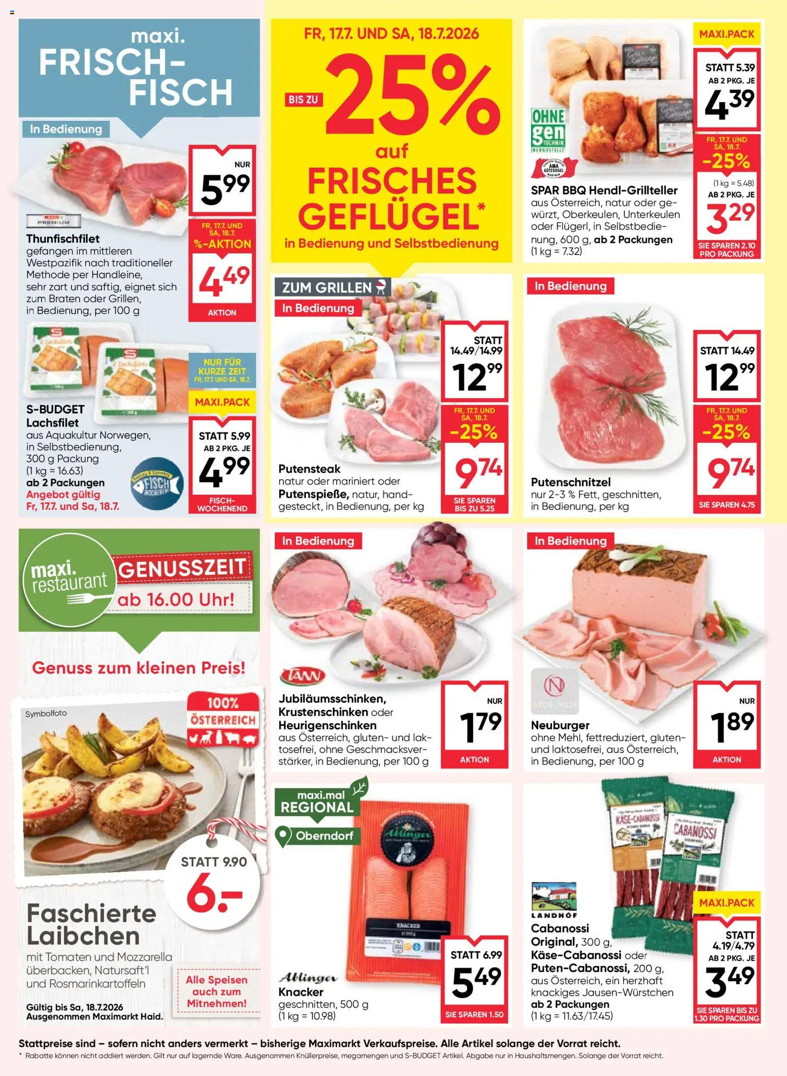Maximarkt Flugblatt gültig ab 16.07.2026 | Seite: 8 | Produkte: Uhr, Tomaten, Fisch