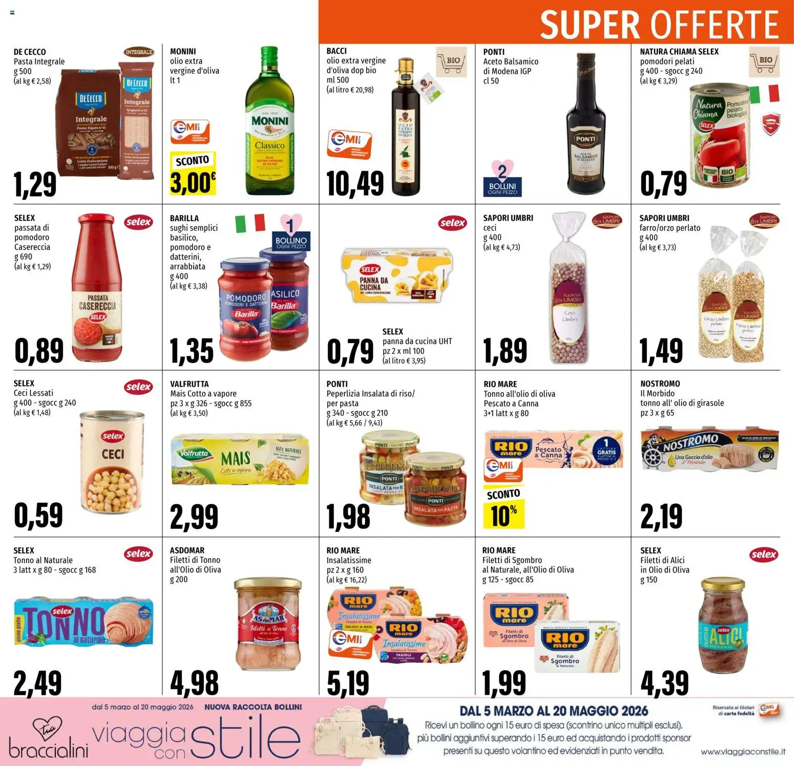 Volantino EMI del 23.04.2026 | Pagina: 18 | Prodotti: Panna, Fagioli, Pomodori, Tonno al naturale