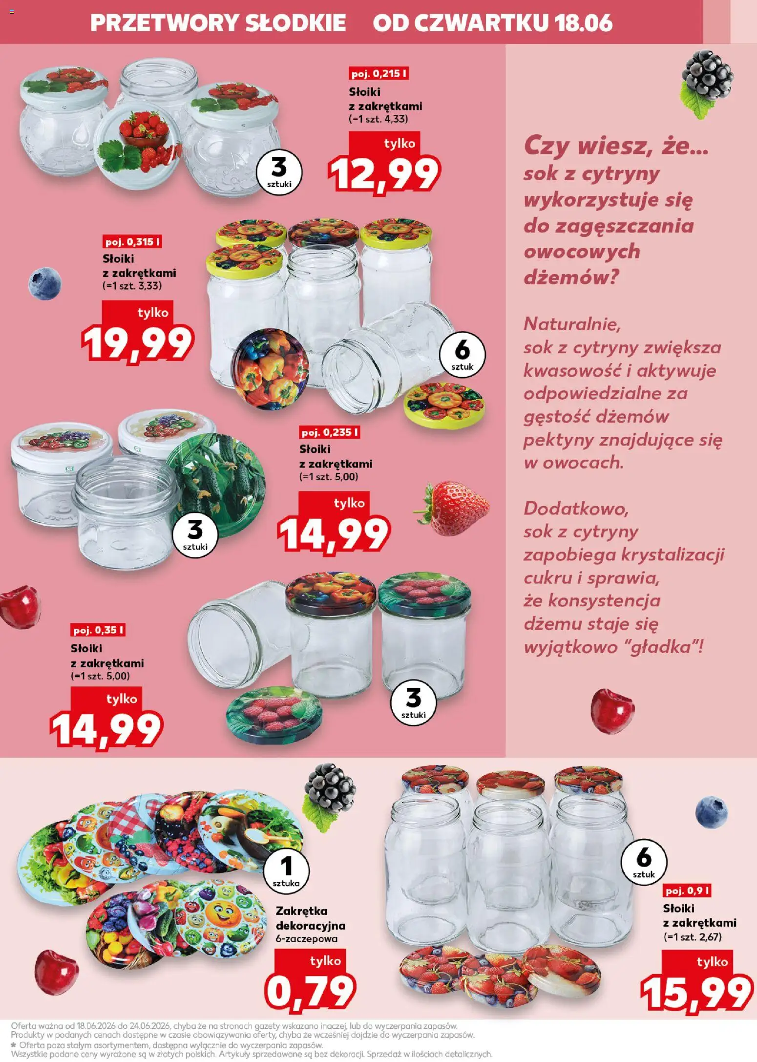 Kaufland Polsko leták - Kochamy przetwory od 18.06.2026 | Strana: 3